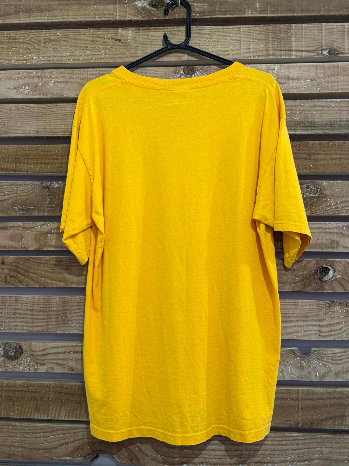 Vintage 90s Steelers NFL USA American spell-out football t-shirt. Size Large.