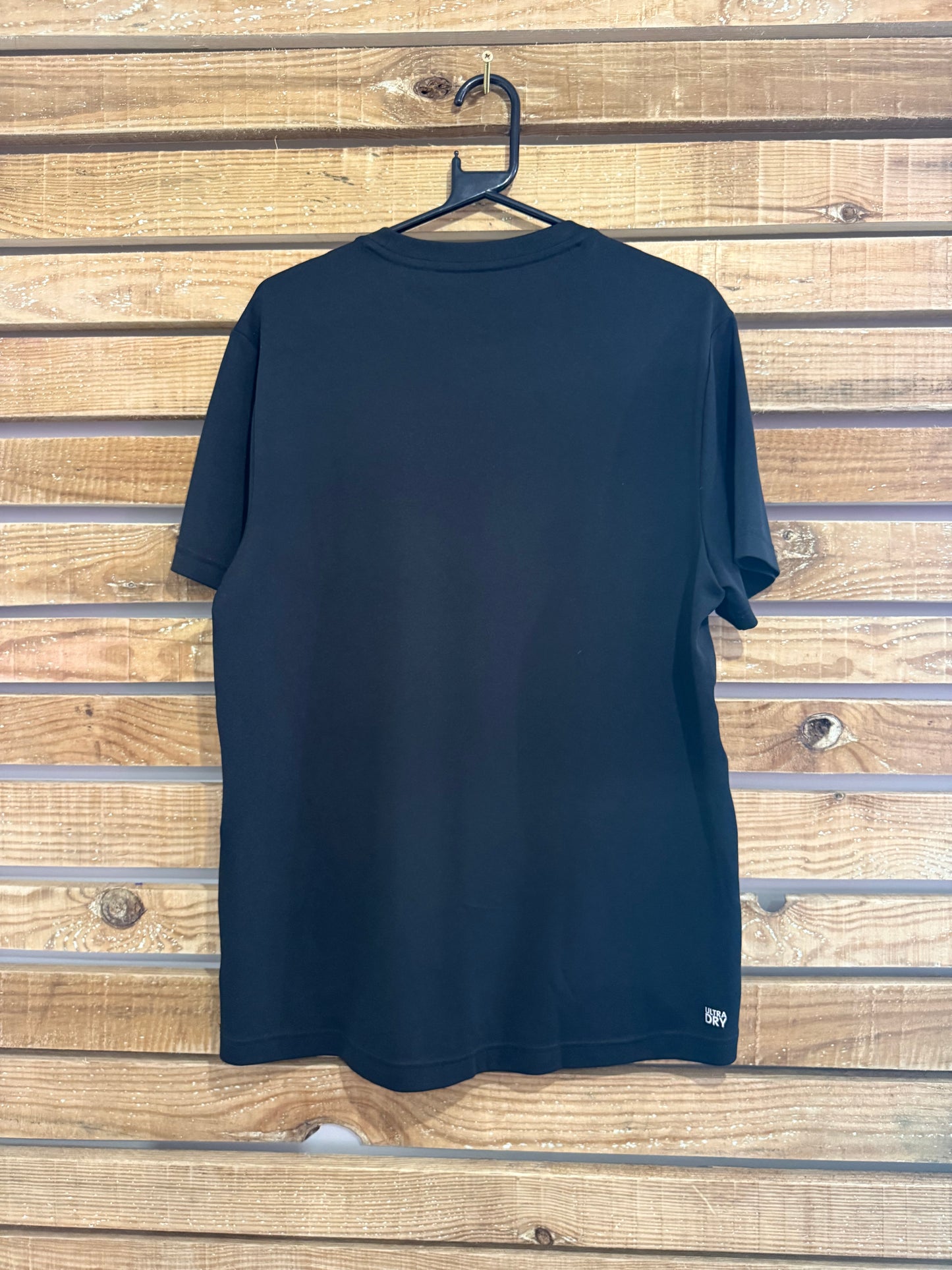 Lacoste logo sport t-shirt. Black. Size Large.
