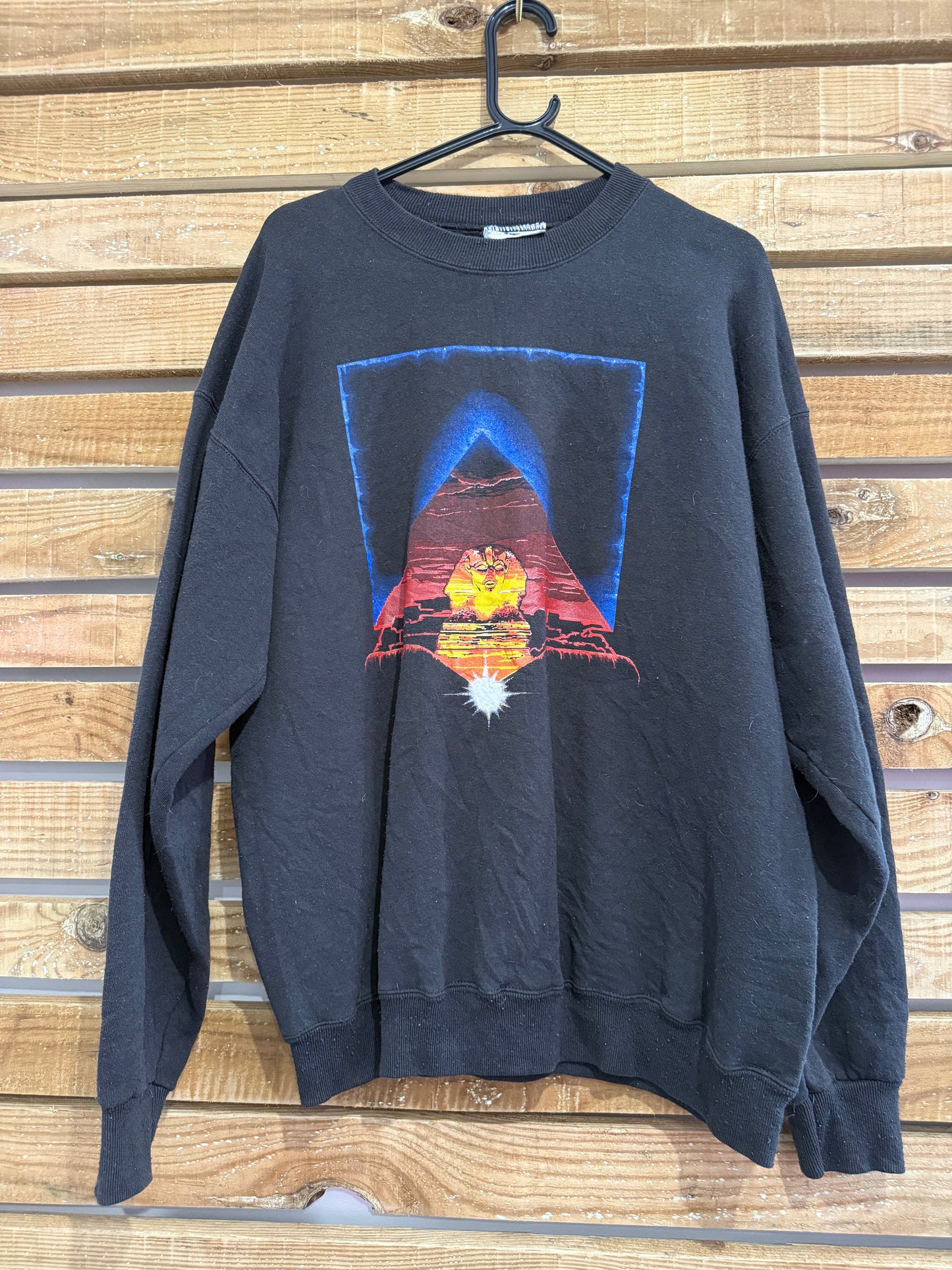 Vintage 90s Lee Egyptian Tutankhamen sweater/ sweatshirt. USA. Size Large.