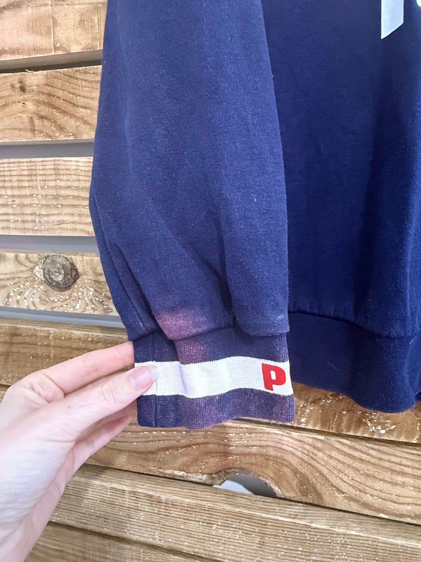 Vintage Y2K Ralph Lauren polo flag sweater/ sweatshirt. Size Small.