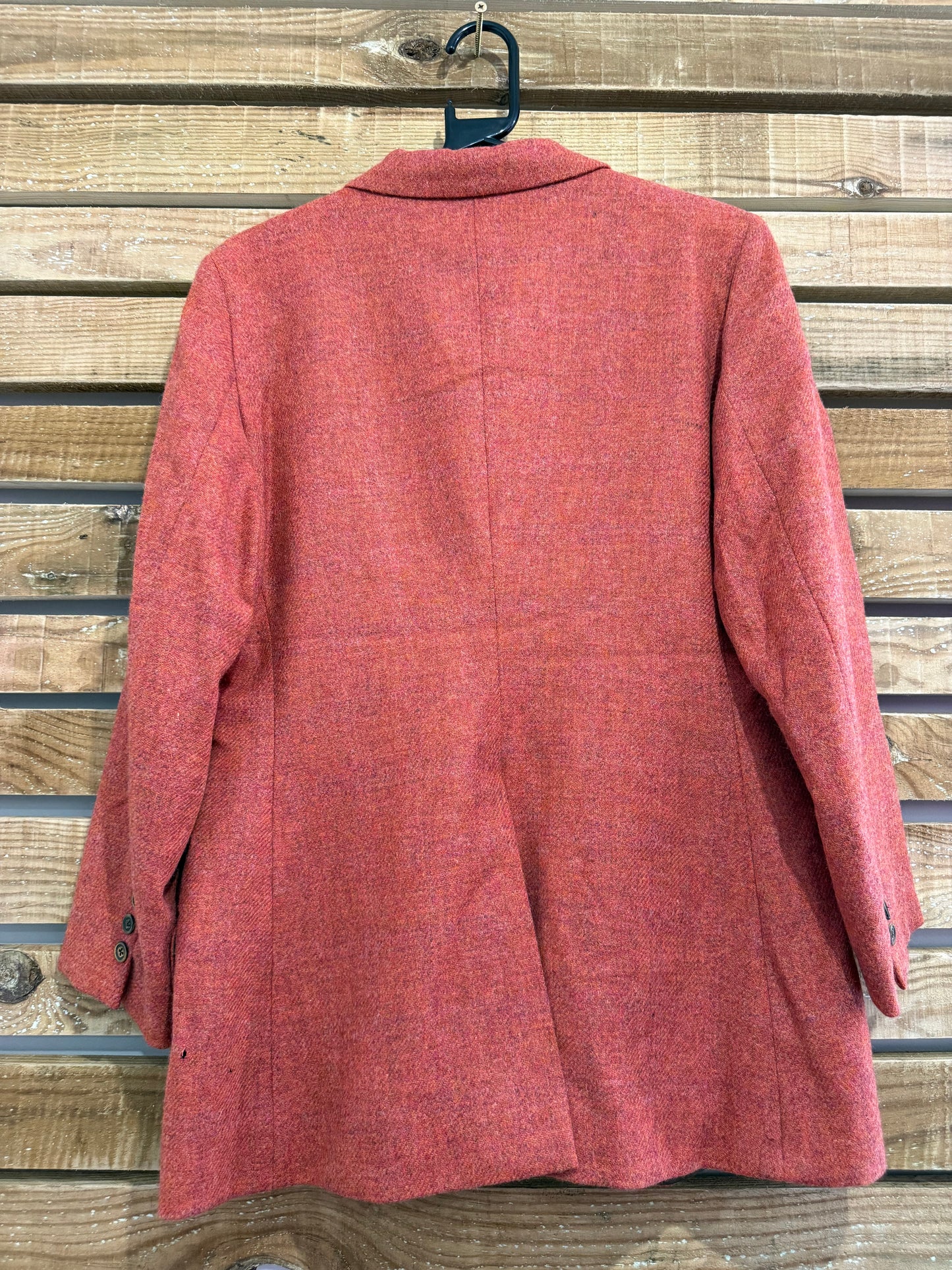 Vintage 80s Holland & Holland Tweed wool Blazer/ Riding Jacket. Size UK14.