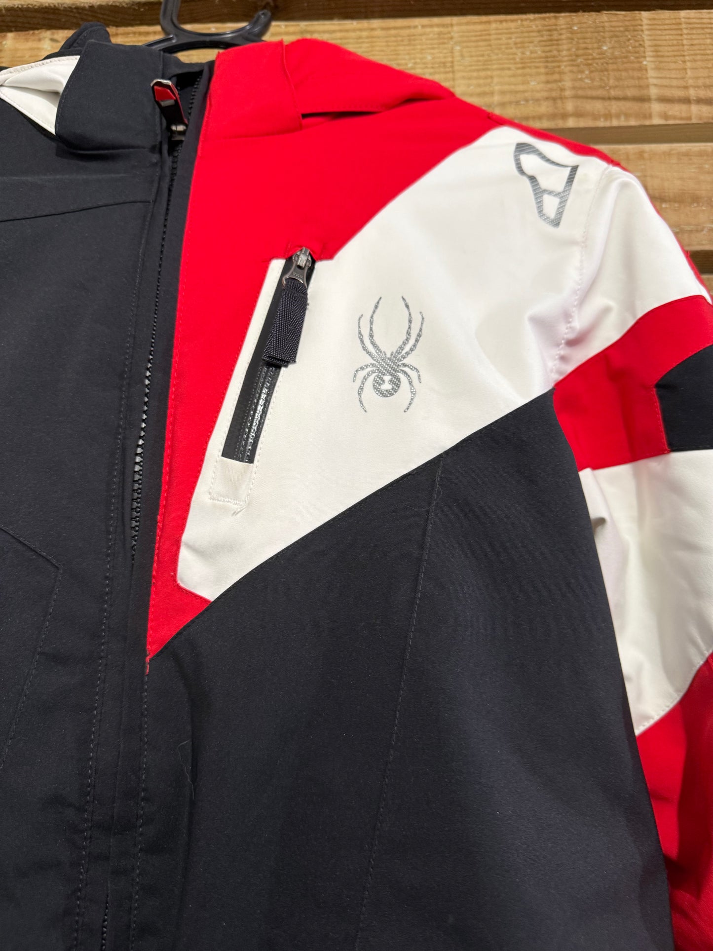 Spyder Ski Jacket. Red & Black. Age 14. Small adult too. Ski/ winter