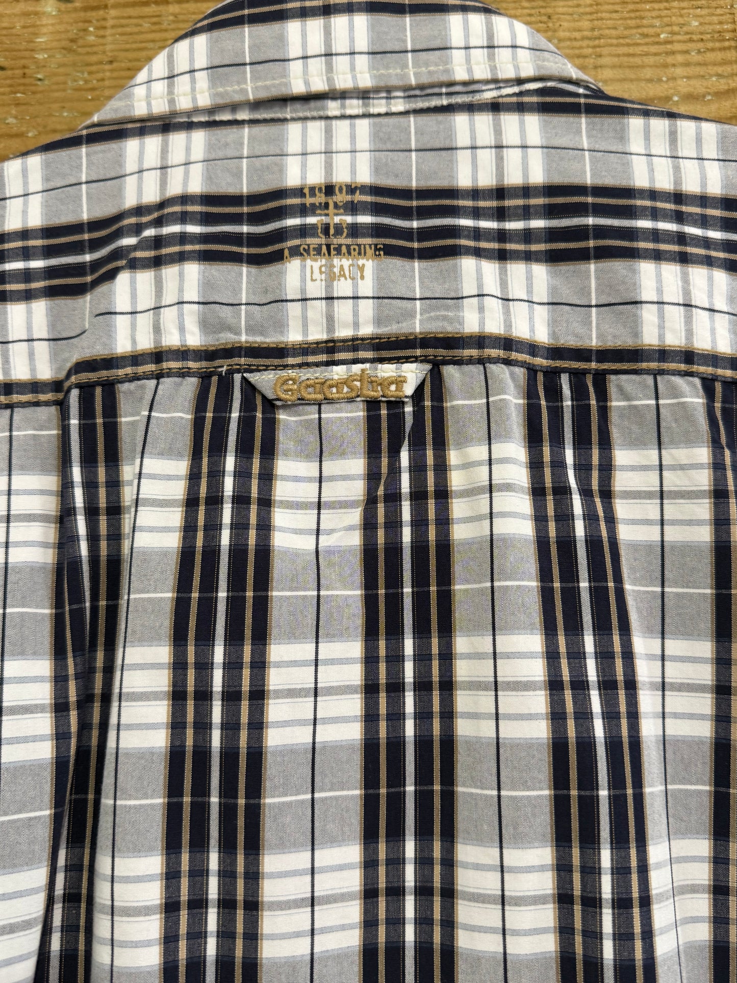 Vintage Y2K Gaastra checked button up shirt. Size Medium.