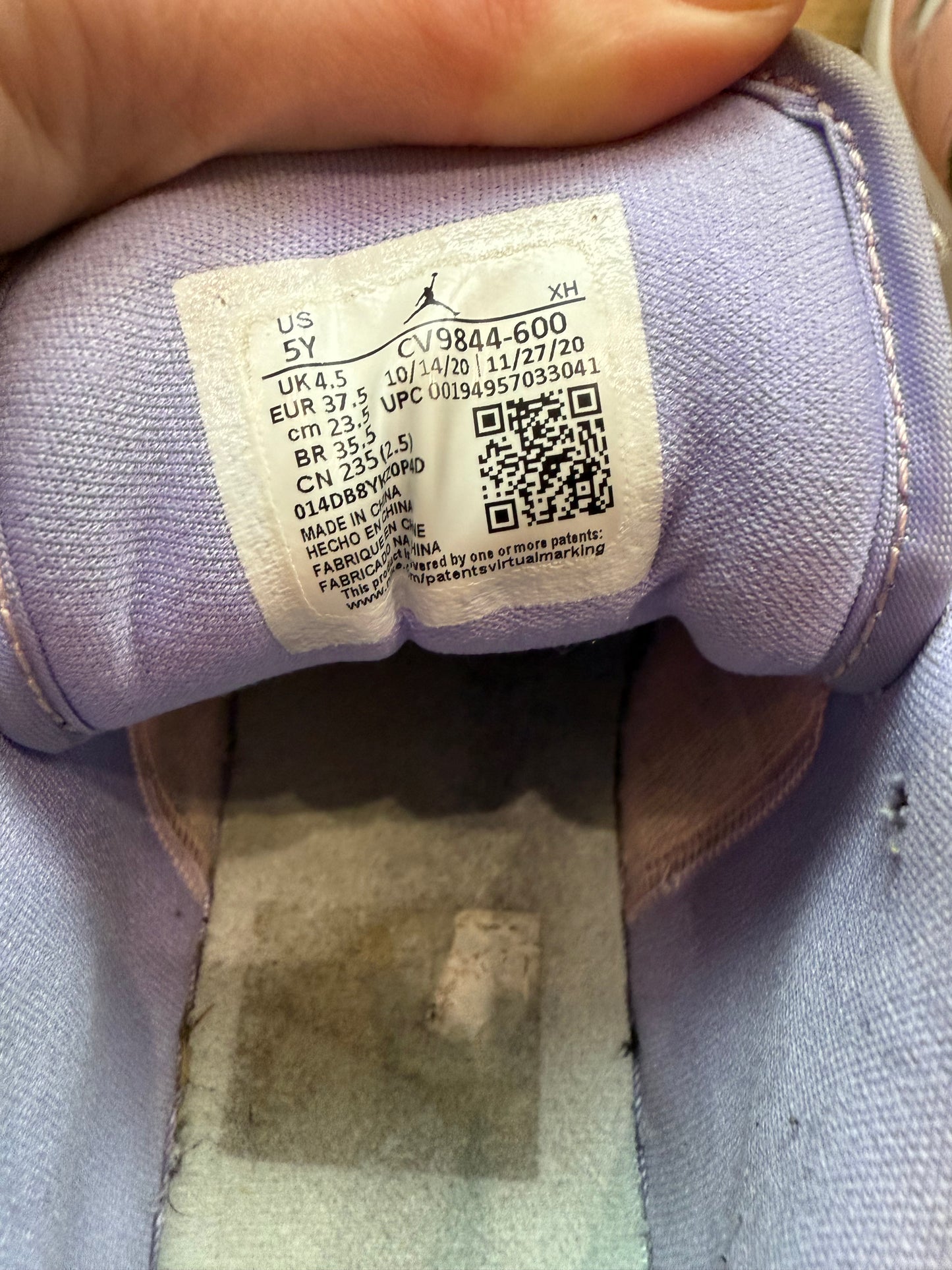 RARE Nike Air Jordan 1 low SE. Arctic Punch. Trainers/ sneakers. Size 37.5 (UK4.5)