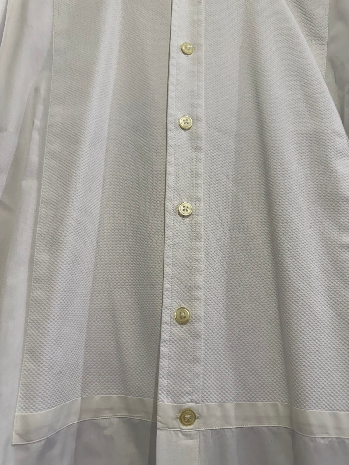 Charles Tyrwhitt Premium white Dress Shirt - French Cuffs, Size 16” collar. Size Large. Black tie.