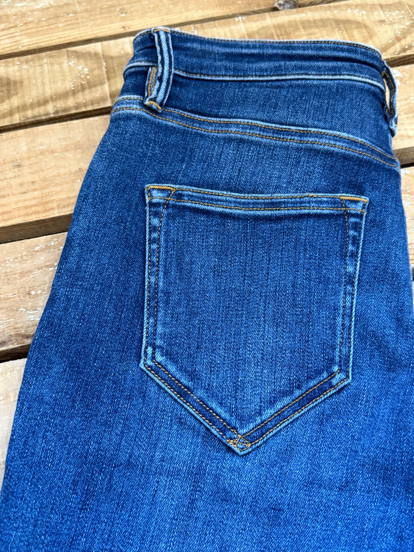 All saints high waisted skinny jeans. Blue Jeans. Waist 27” leg 27”