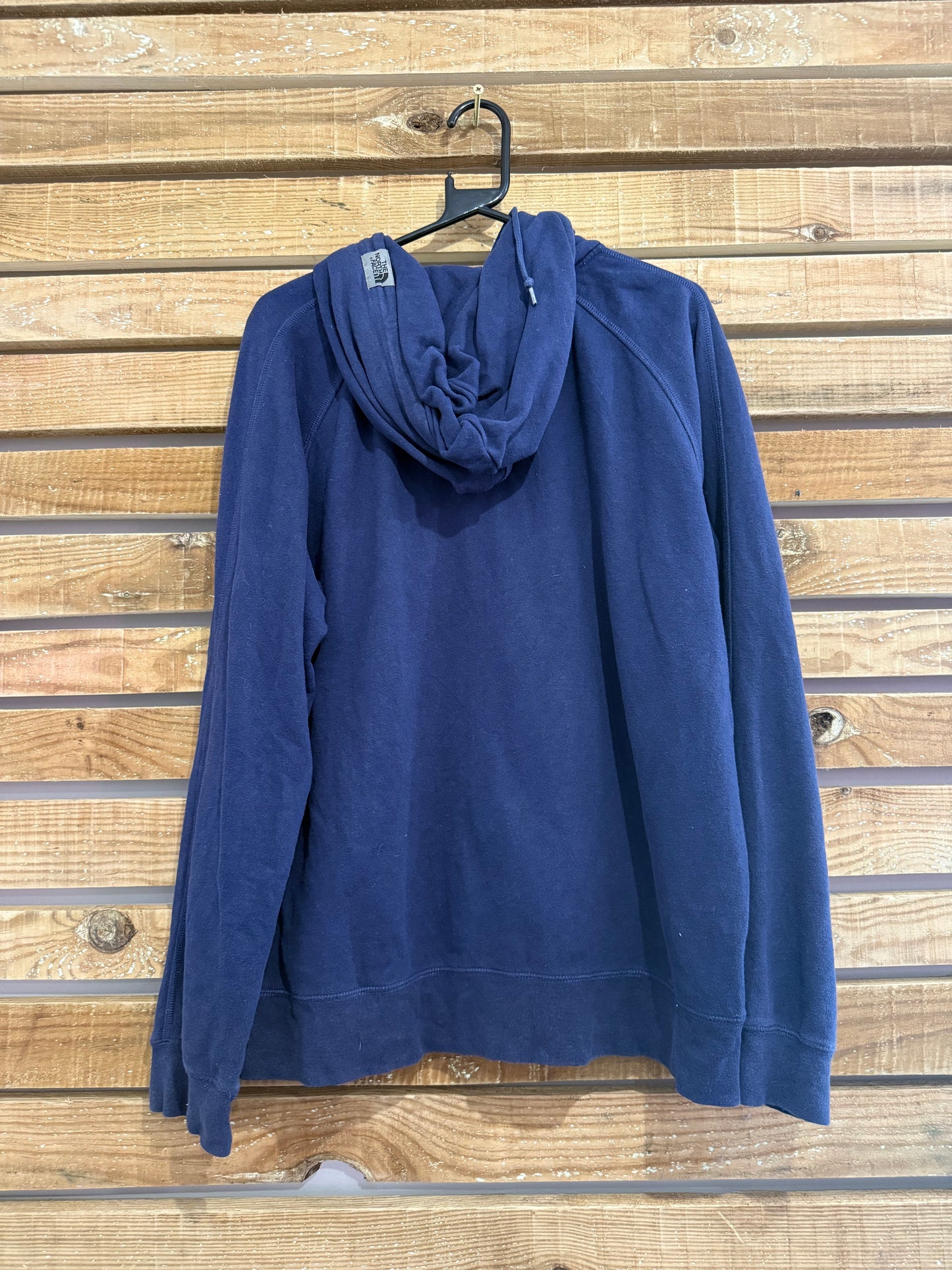 Vintage Y2K The North Face logo hoodie/ hooded sweater. Size Large. Blue