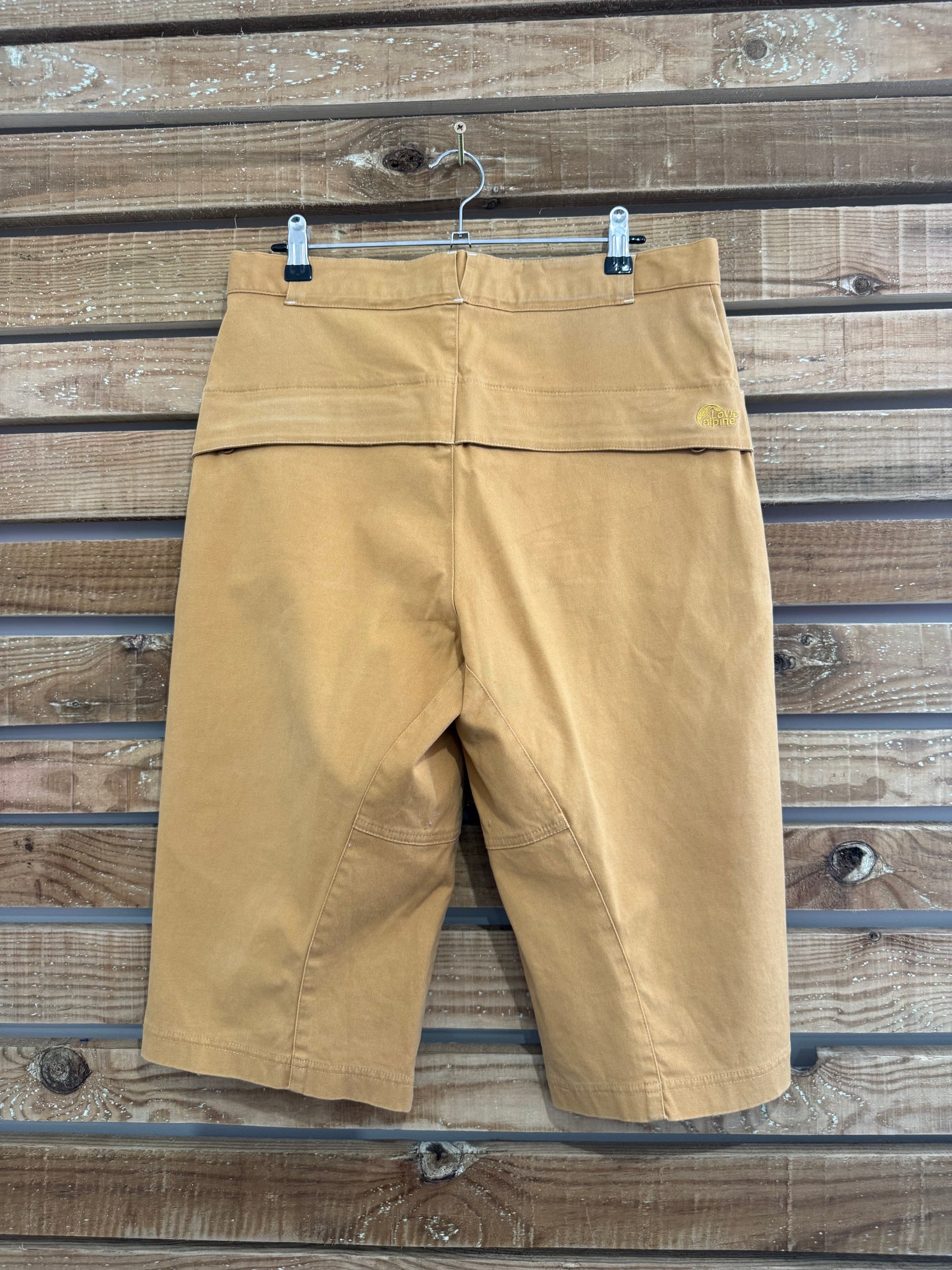 Lowe Alpine walking shorts. Hiking/ Climbing. Sand. 32” waist.