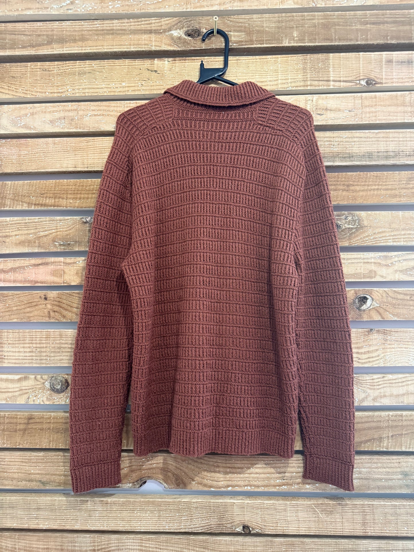 Vintage 80s does 40s handmade collared jumper. Size Medium