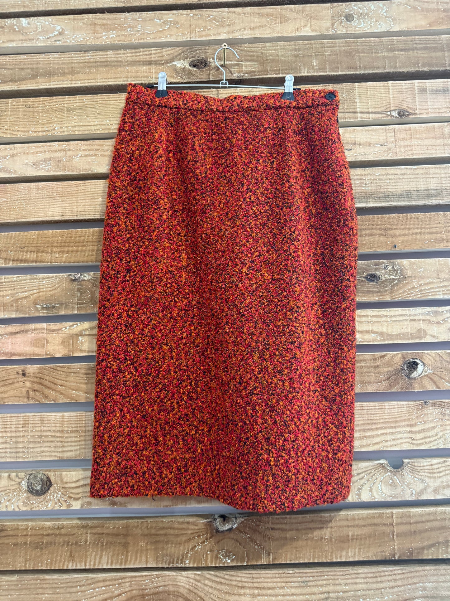Vintage 80s Yves Saint Laurent (YSL) wool skirt. Waist 30” - Size UK10