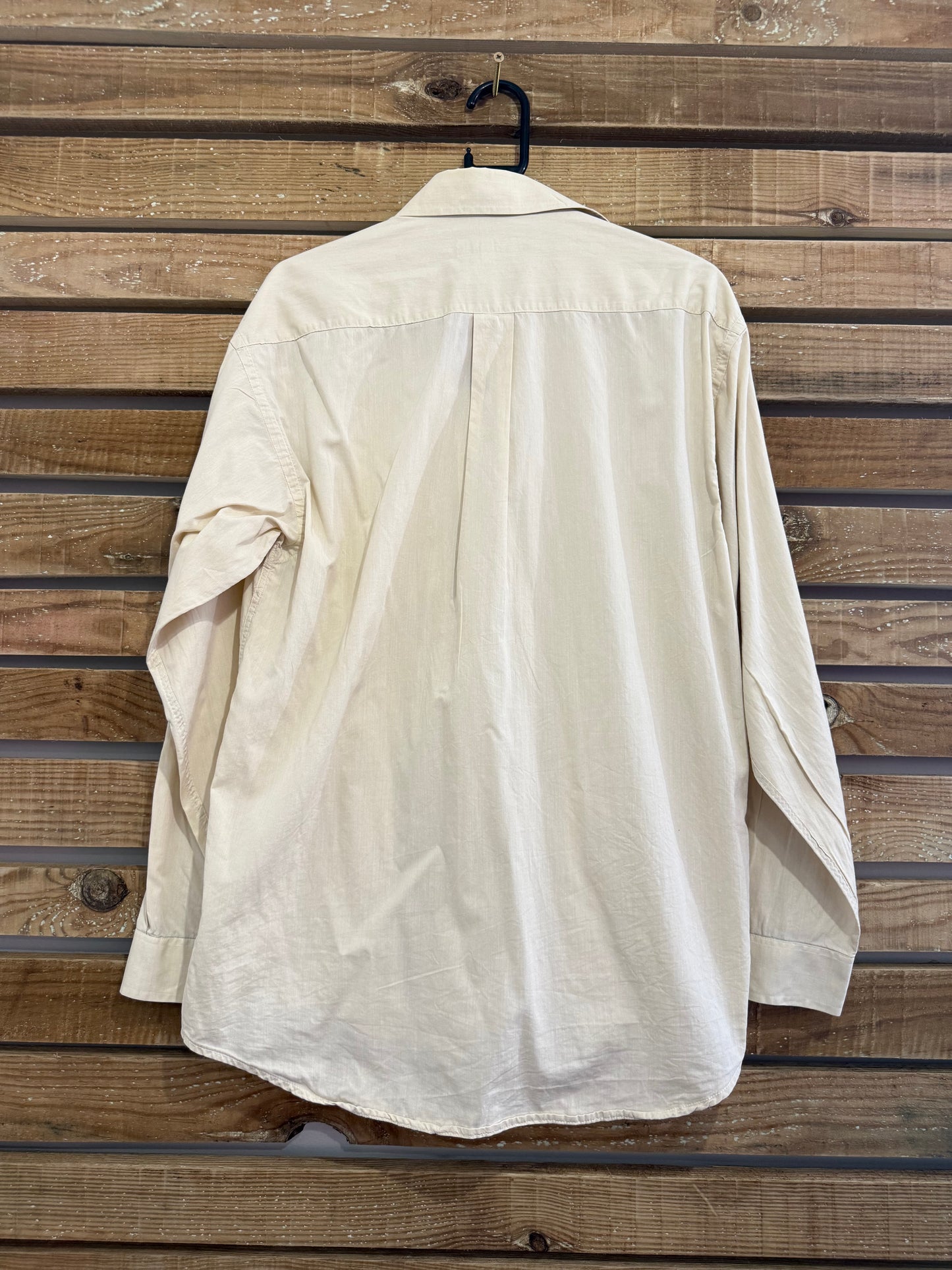 Vintage 80s Aquascutum button up smart shirt. Size Medium.