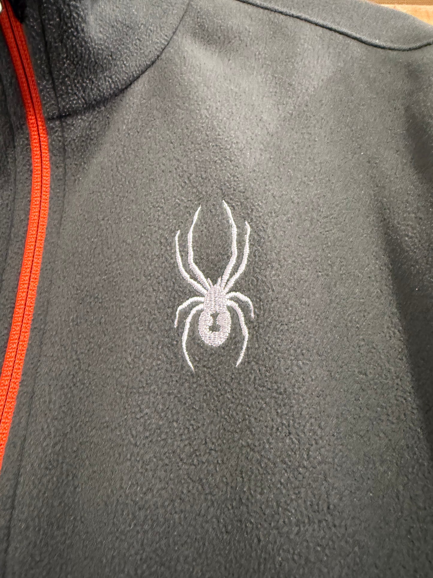 Vintage RARE 90s Spyder zip up fleece jacket. Size Small.