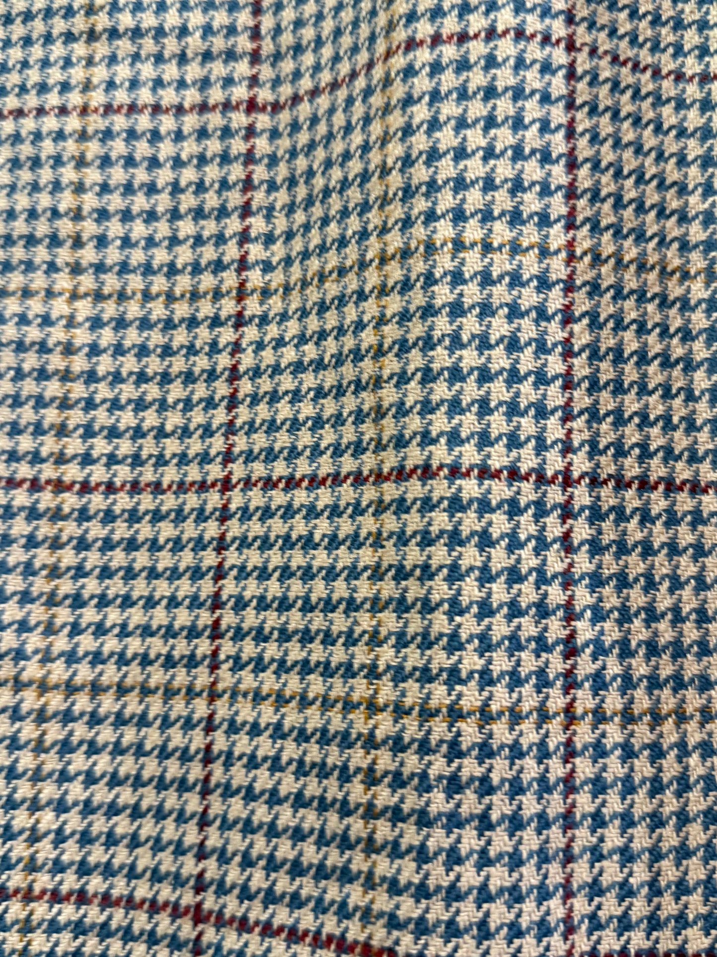 Vintage 80s, 40s style, Aquascutum checked wool skirt. Size 8. 26-28”waist