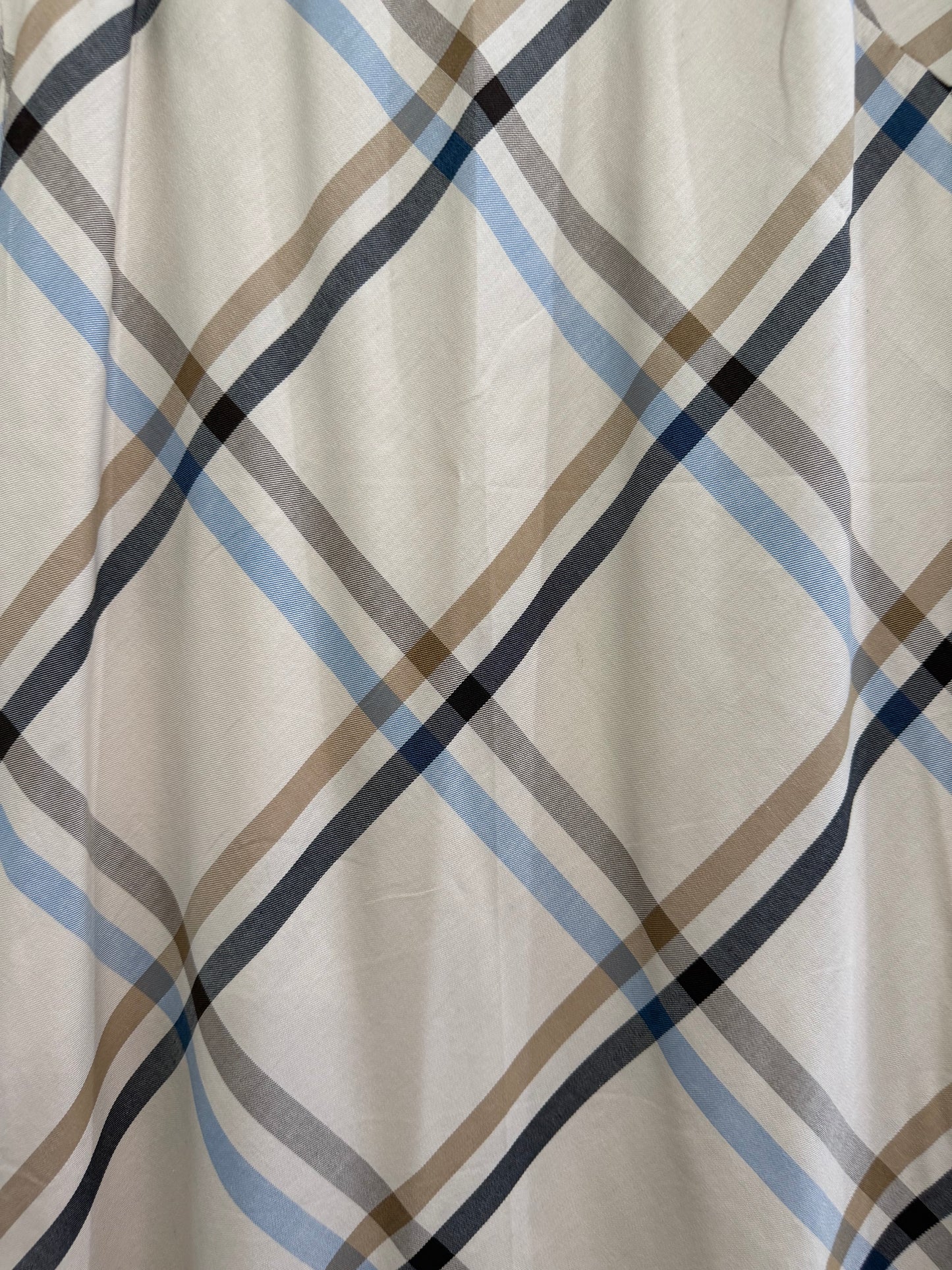 Vintage 90s Aquascutum check shift Dress. Summer/ holiday. Size UK12.