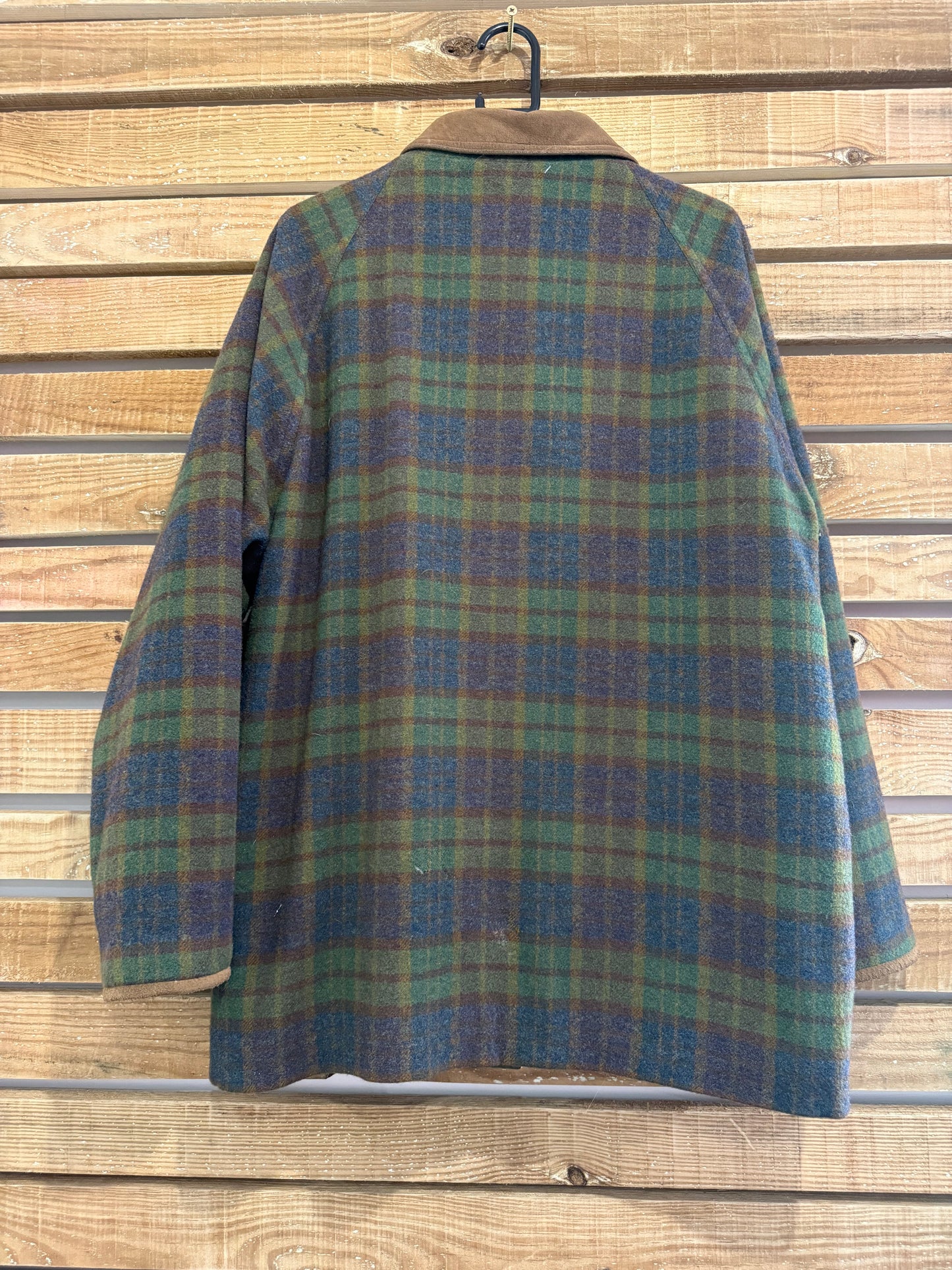 Chrysalis Tweed Wool Field Coat. Outdoors Jacket. Hunting/Country. Green. Size XL