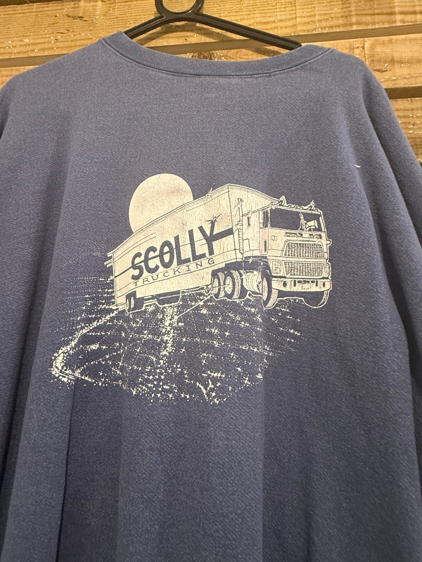 Vintage 90s Lee American Scolly Truckers sweater/ sweatshirt. USA. Size XXL.