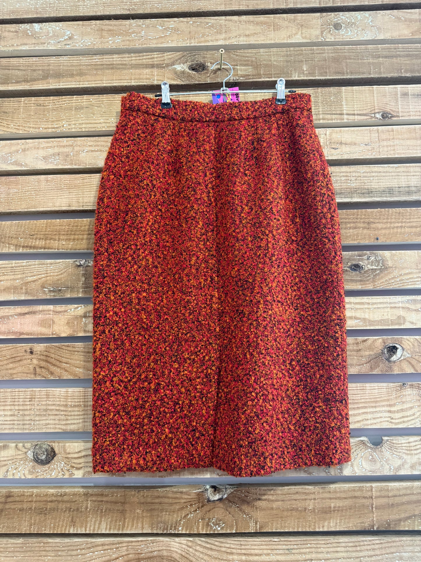 Vintage 80s Yves Saint Laurent (YSL) wool skirt. Waist 30” - Size UK10
