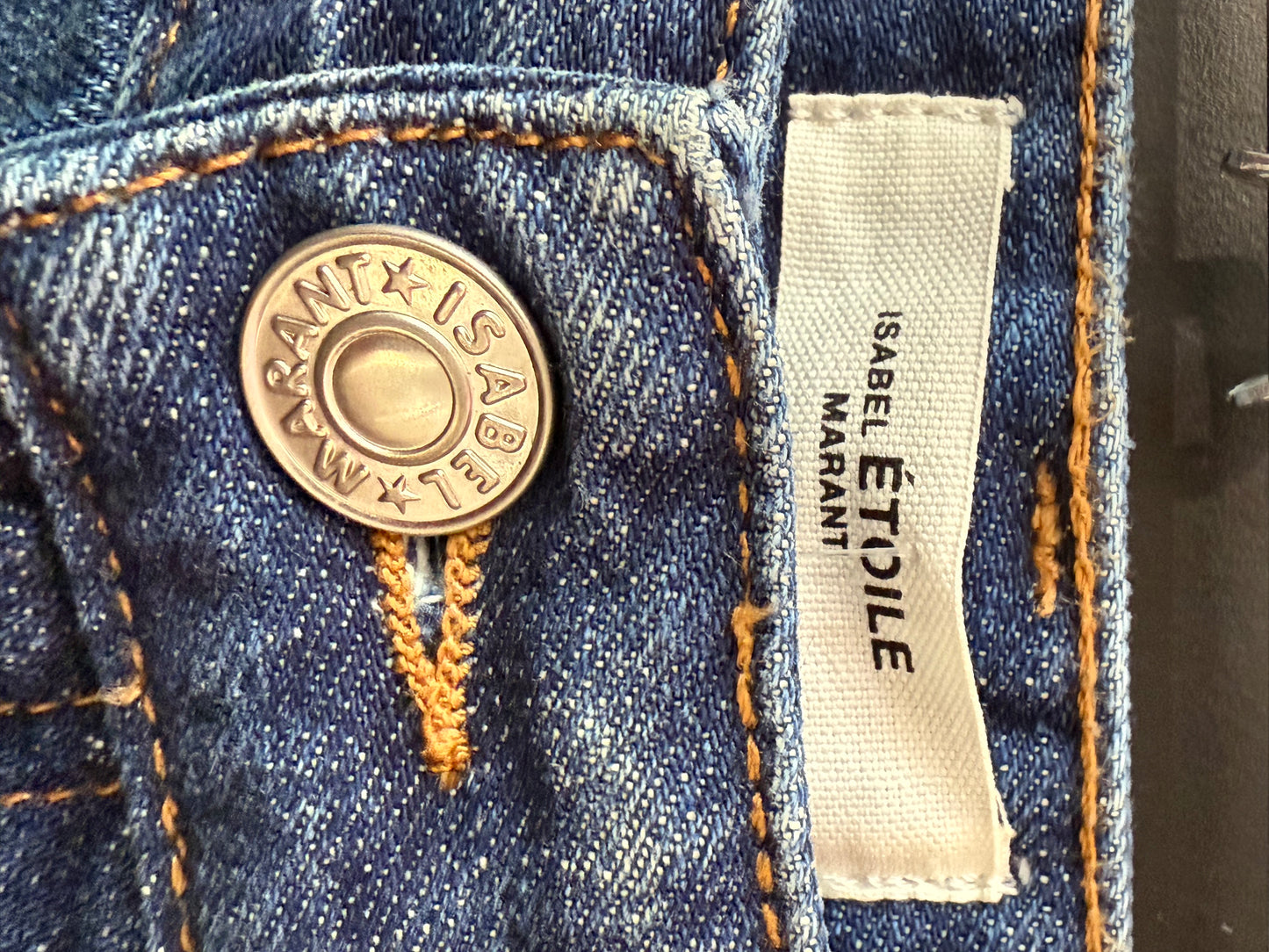 Isabel Marant ètoile Fiali denim midi skirt. Eu38. Size UK12 32” waist.