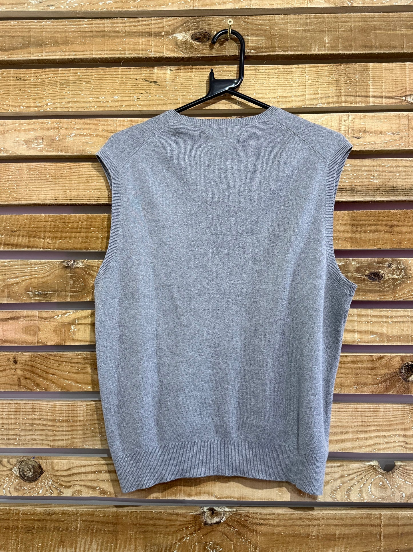 Vintage Y2K Ralph Lauren knitted vest jumper/ sweater. Grey. Size small.