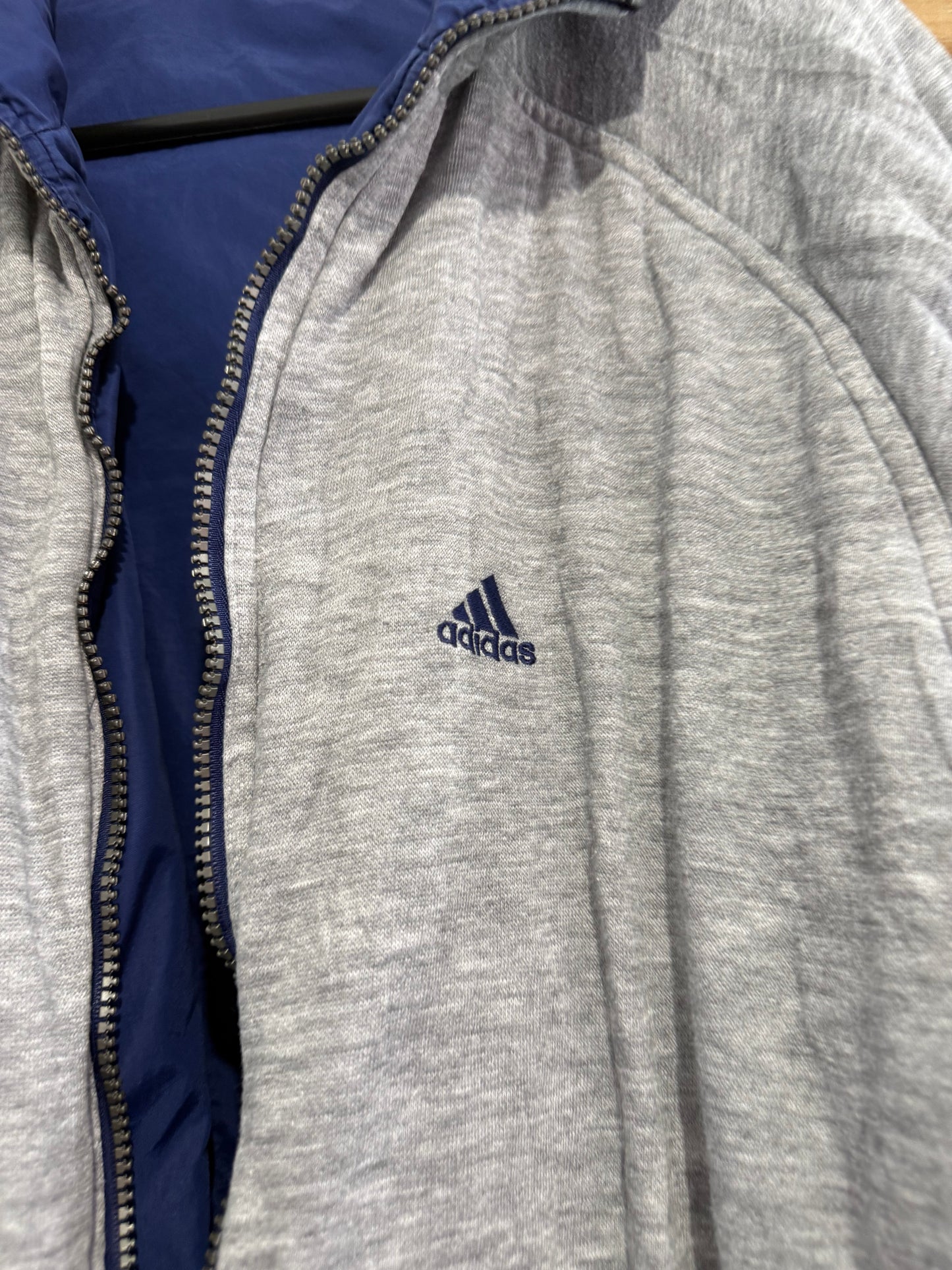 Vintage 90s RARE Adidas zip up windbreaker/ shell jacket. Size Large. RARE. Festival.