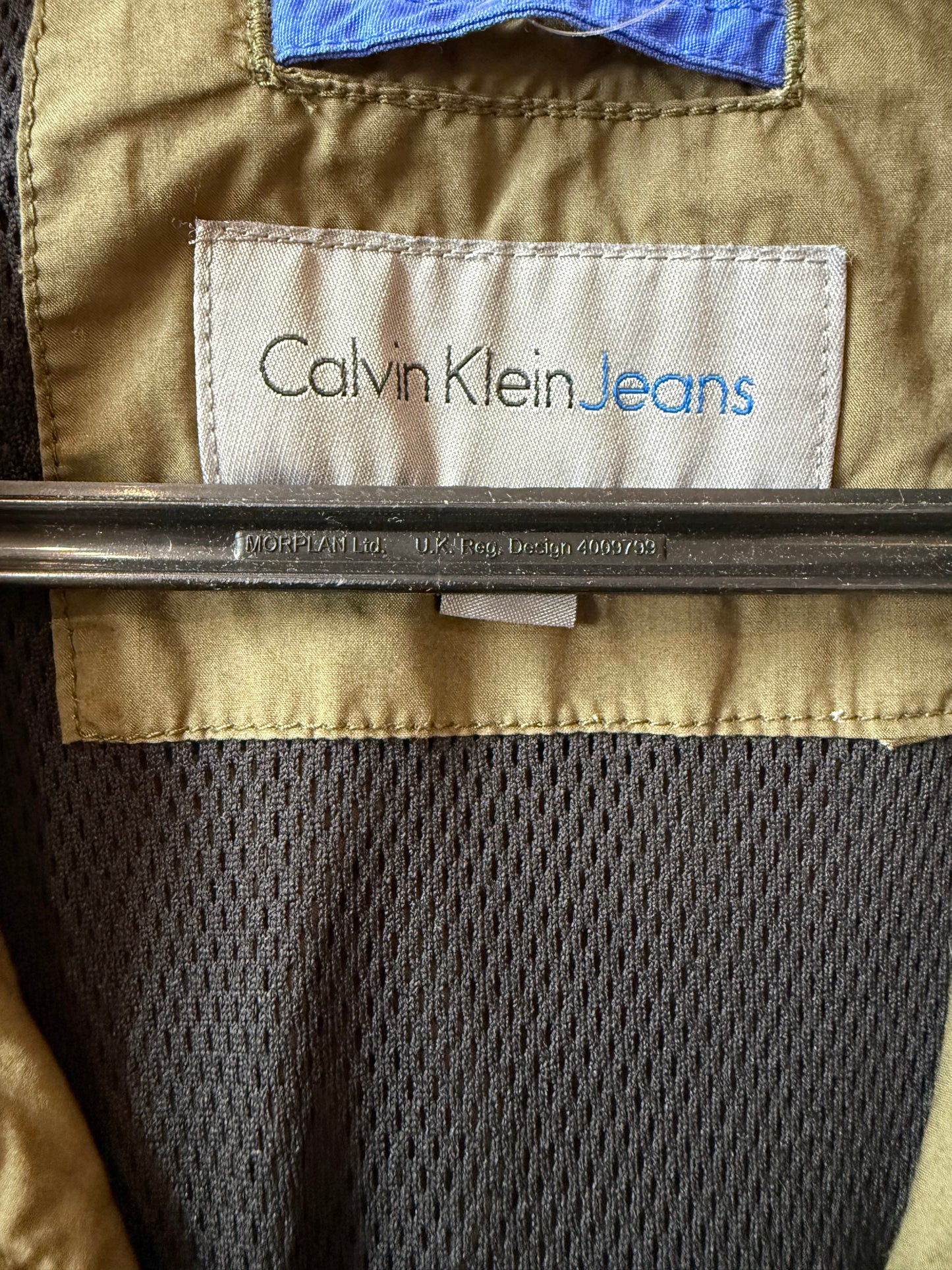 Vintage Y2K Calvin Klein field military bomber Jacket. Medium.