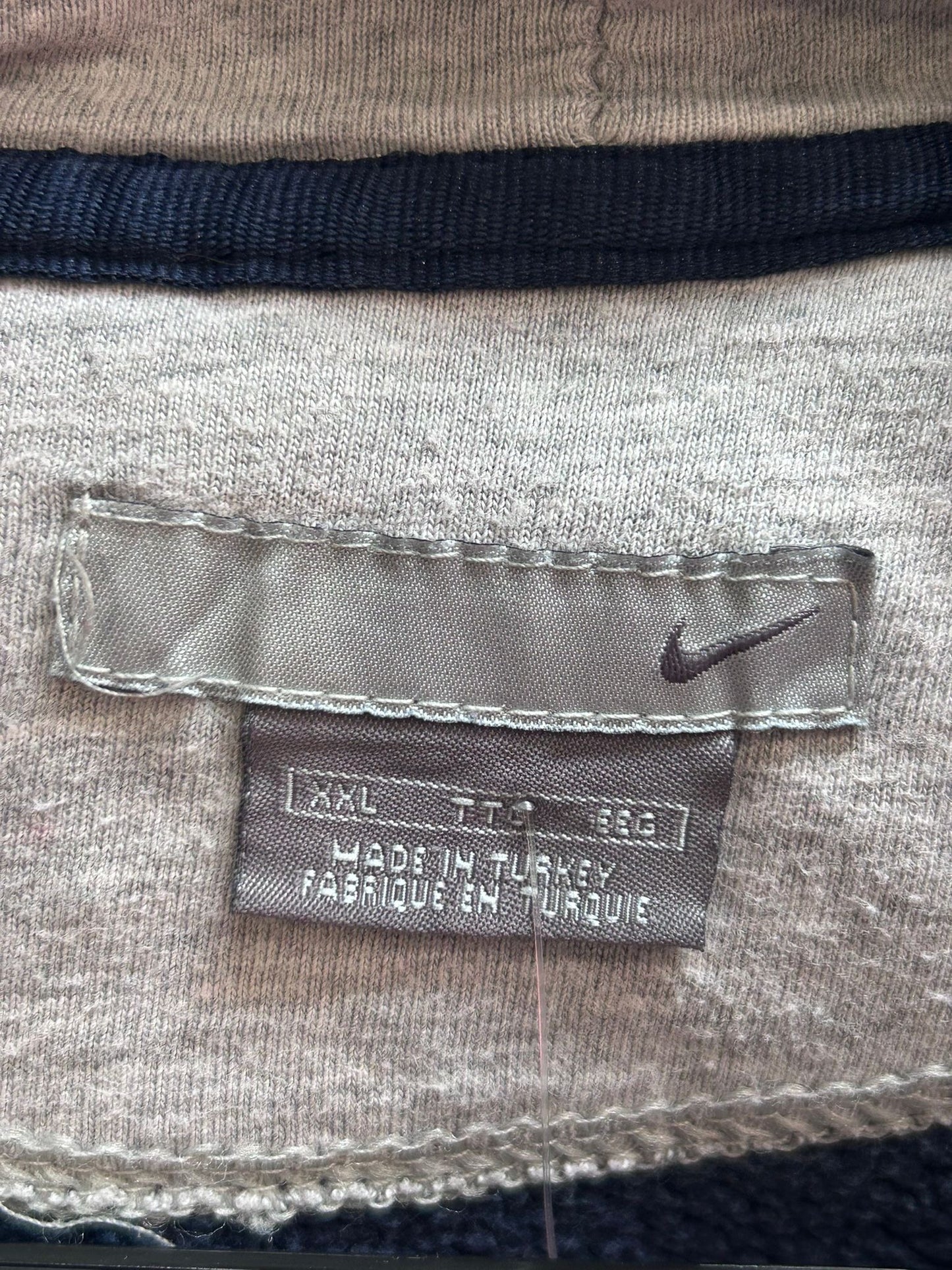 Vintage 90s Nike Air silvertag hoodie/ hooded sweater. Blue Size XXL.