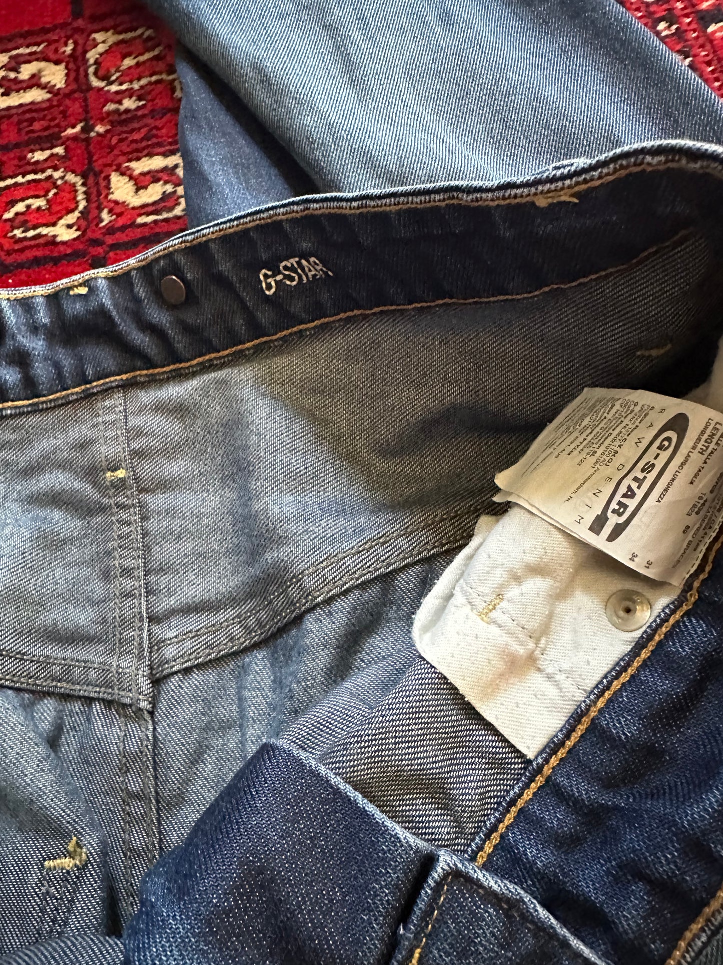 Vintage Y2K G-Star Raw Jeans. Blue. 31 waist” 34” leg.