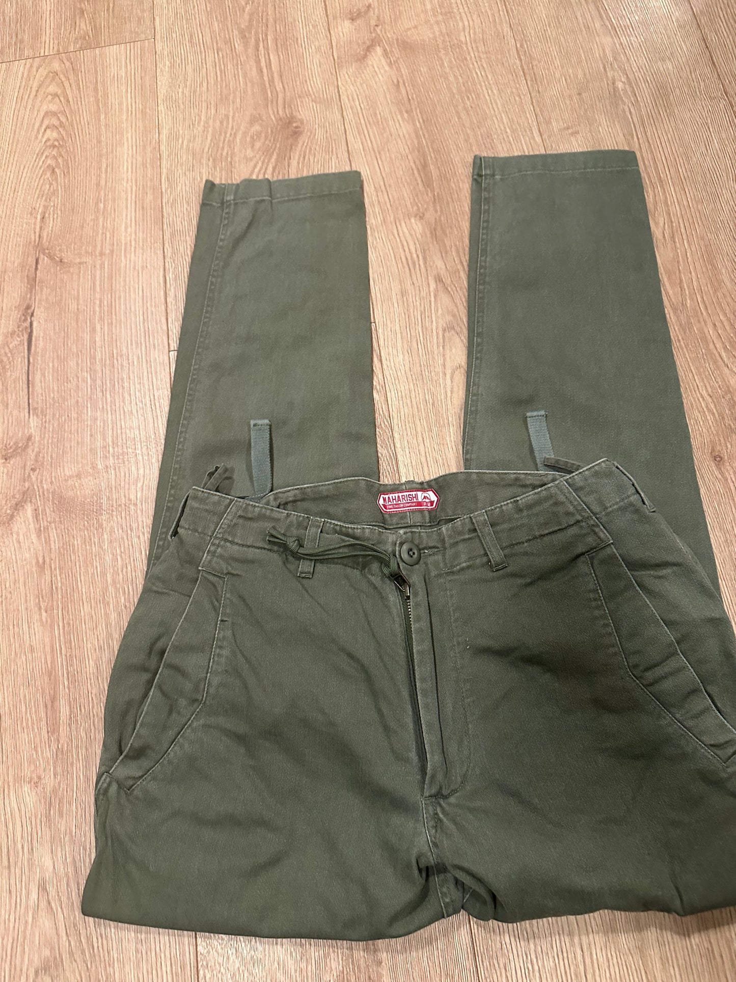 Vintage Y2K Maharishi cargo trousers. Khaki. Size small.