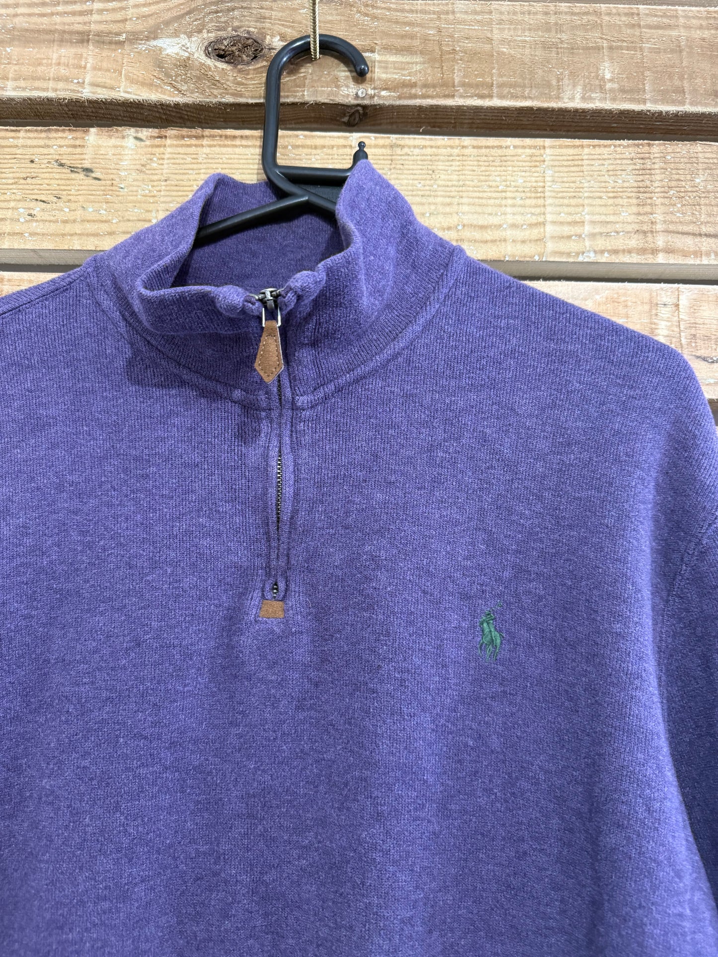 Vintage 90s Ralph Lauren 1/4 zip sweater/ sweatshirt. Size Large.