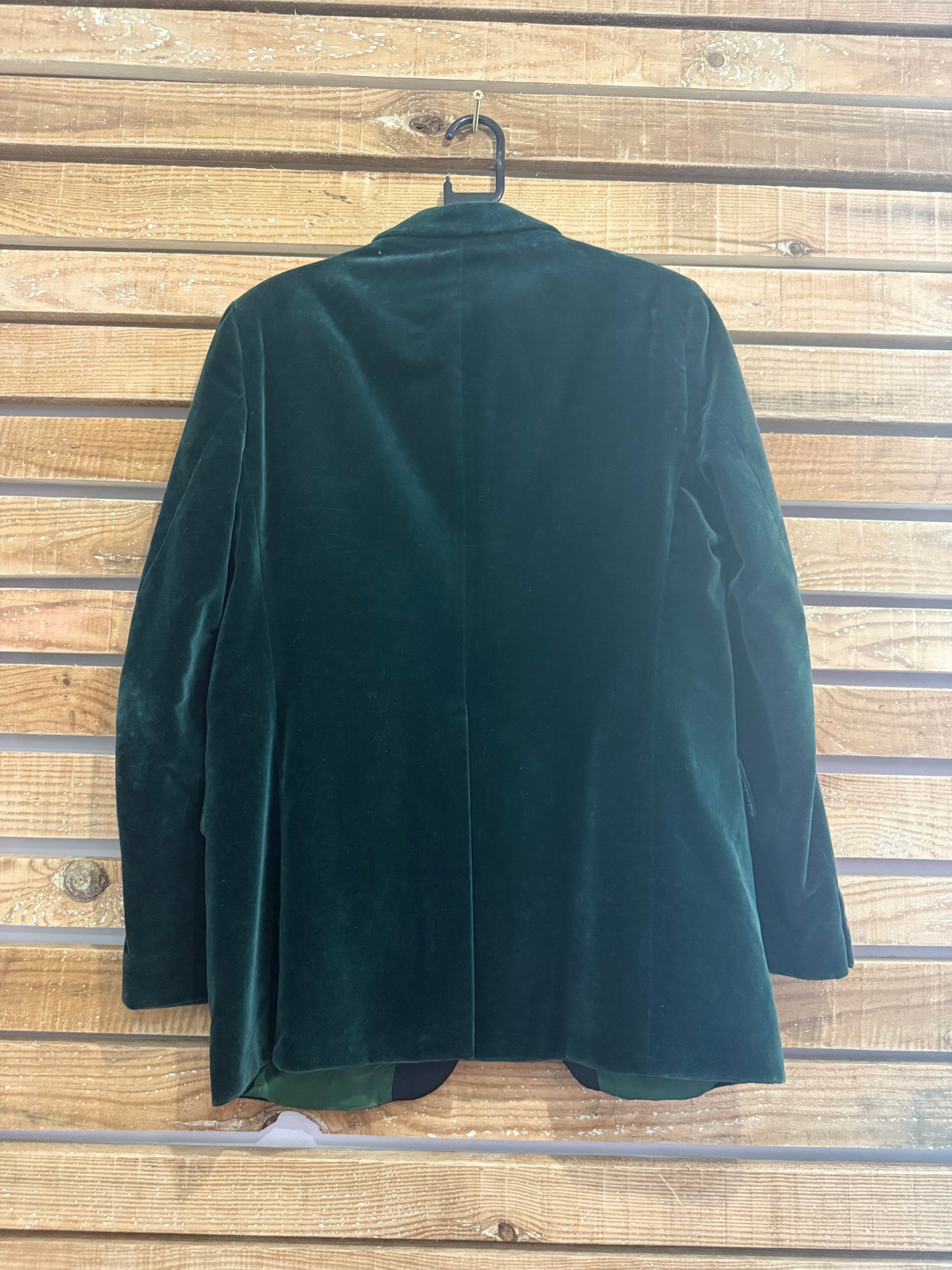 Vintage 80s Boss of Switzerland velvet Blazer/ Jacket. Size 42” chest, medium.