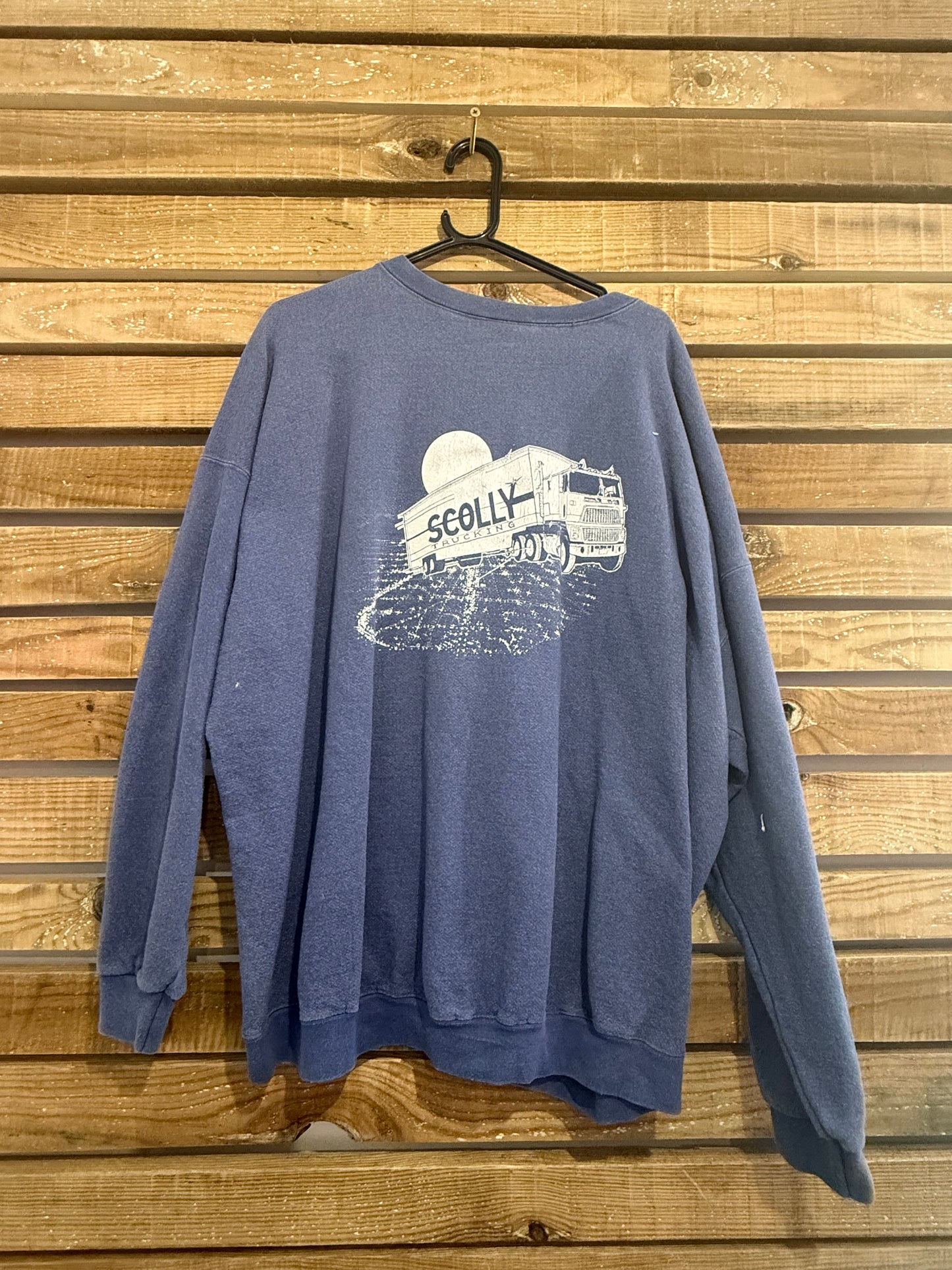 Vintage 90s Lee American Scolly Truckers sweater/ sweatshirt. USA. Size XXL.