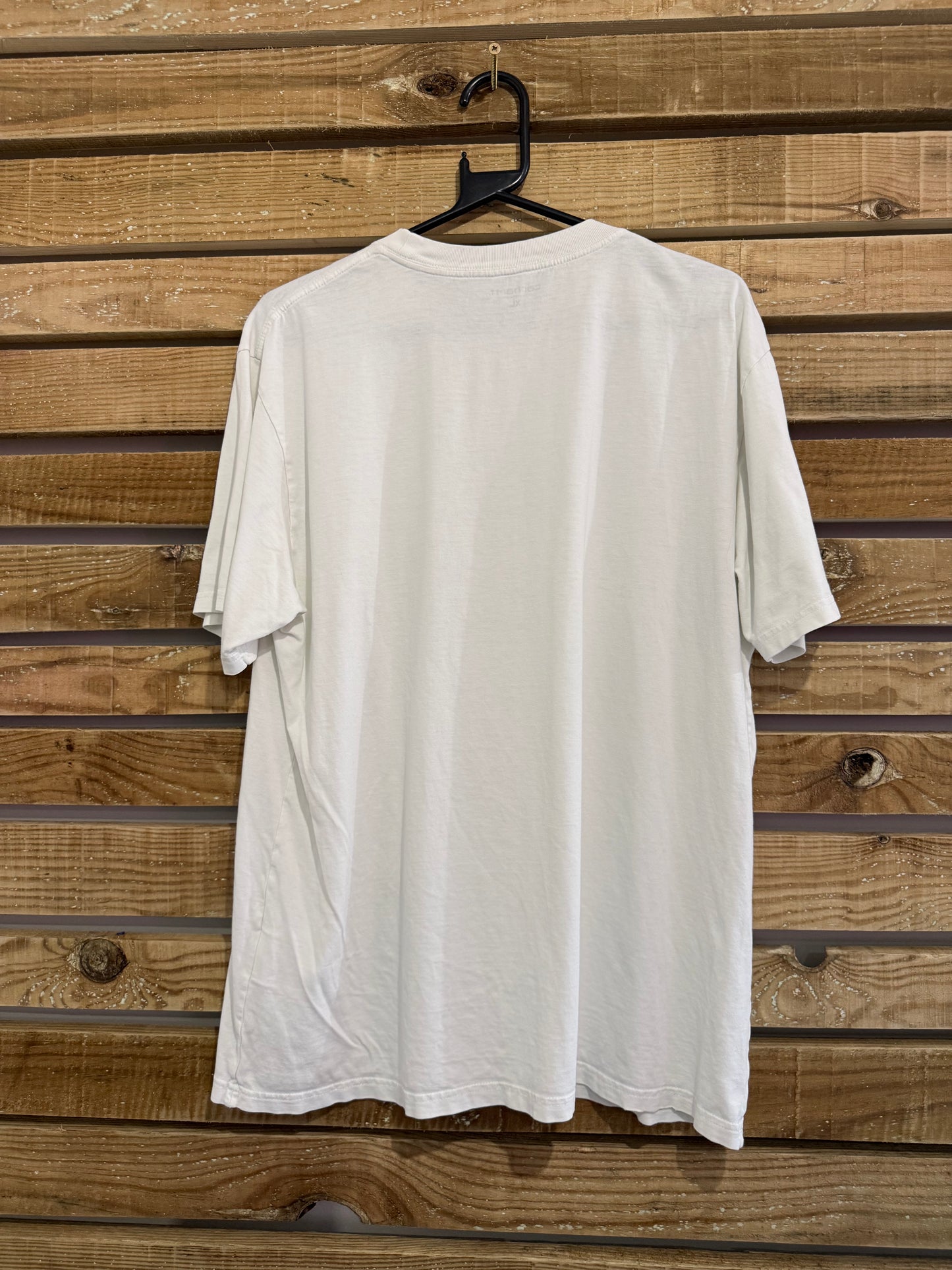 Carhartt summer print motif t-shirt. White. Workwear/ cowboy/ USA. Size XL.
