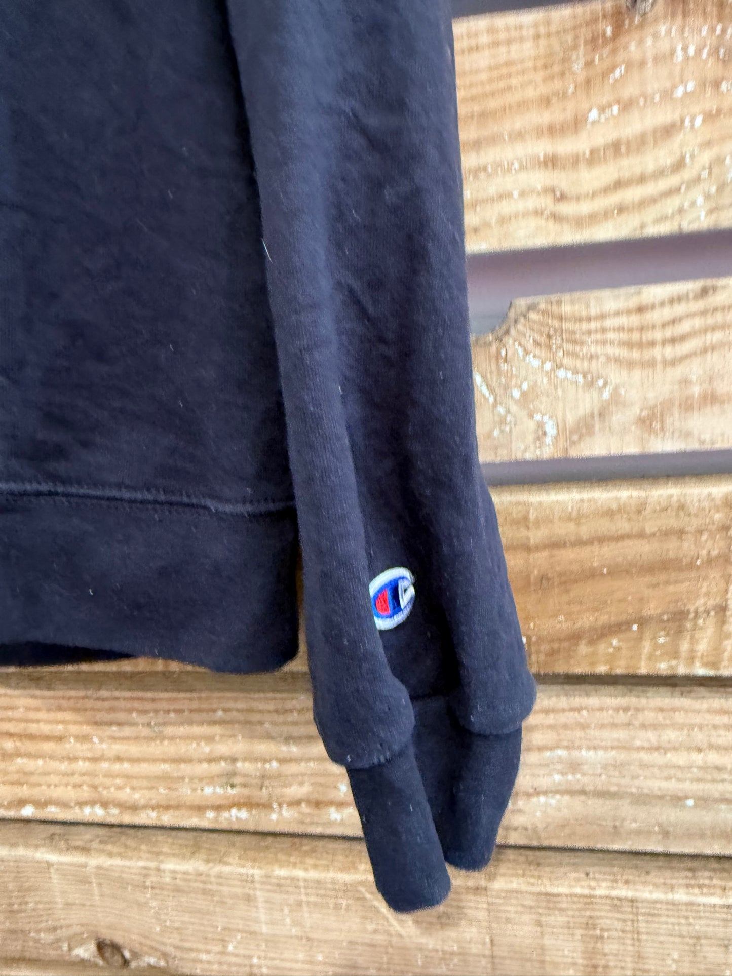 Vintage 90s Champion American VCU Rams Hoodie/Hooded Sweatshirt. USA. Size Medium.