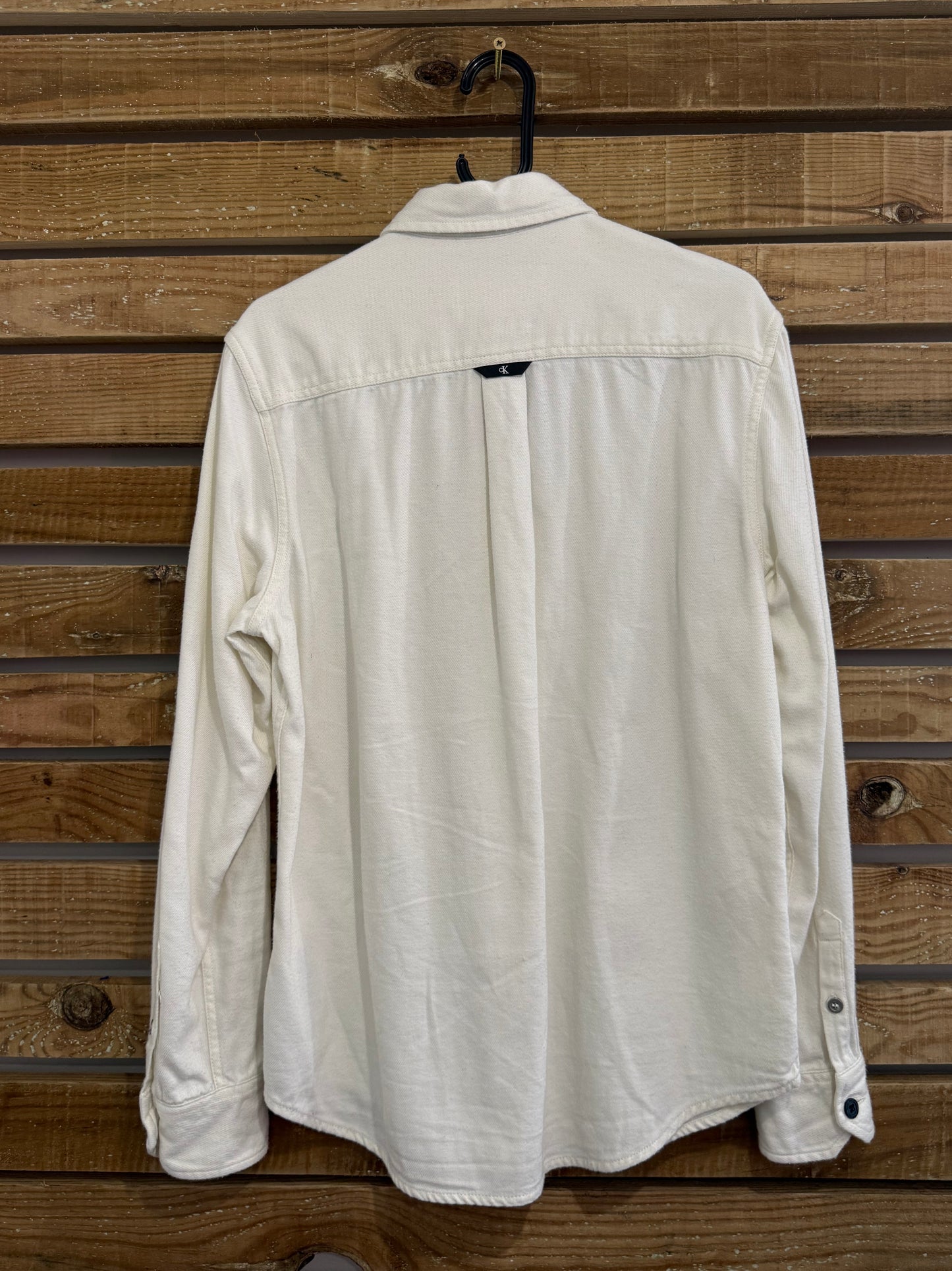 Calvin Klein cotton shirt/ shacket/ over shirt. Size Small. Medium.