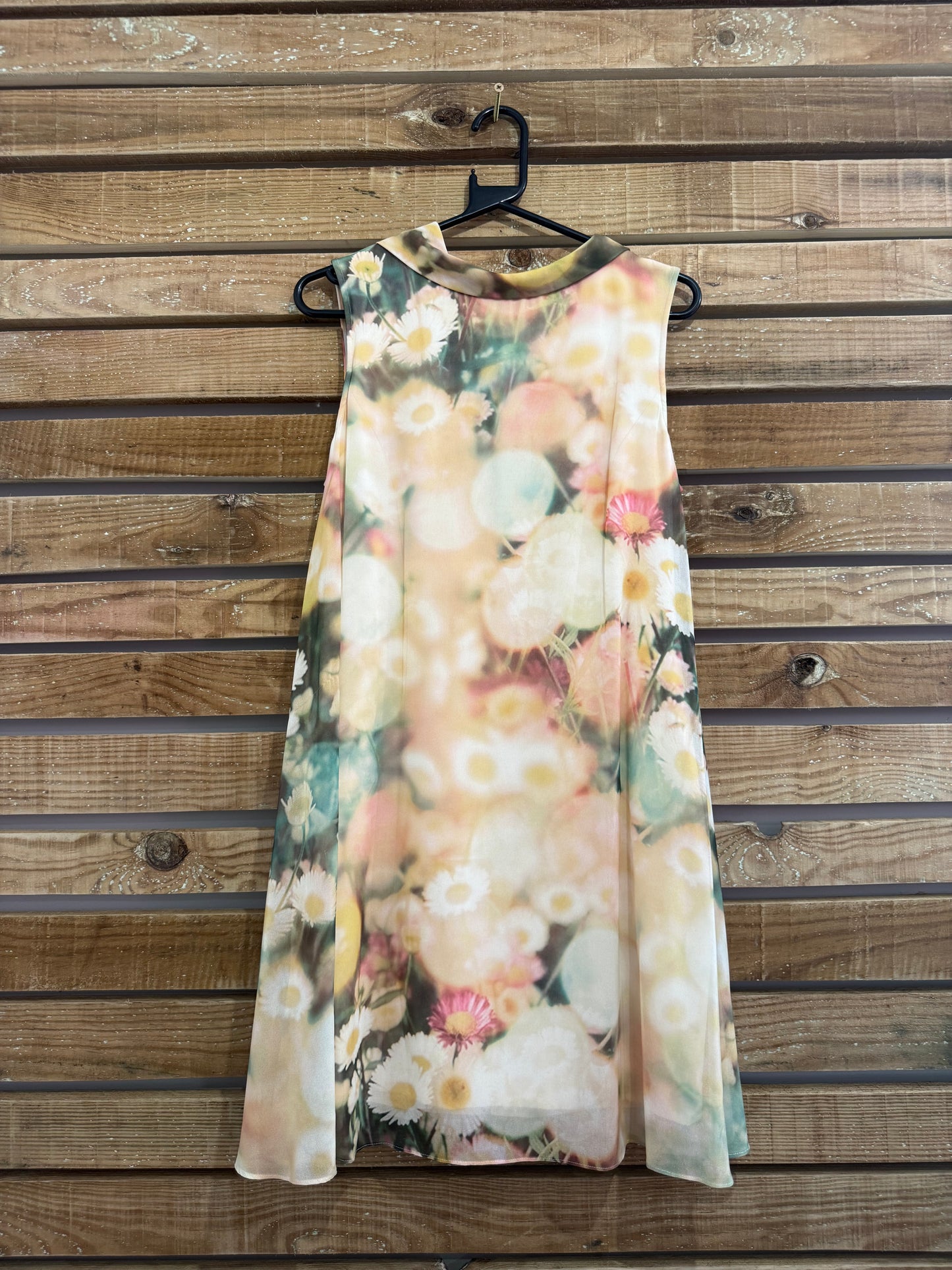 Ted Baker floral Nalow Dress. Chiffon overlay. Size UK10. Wedding/Party/Summer