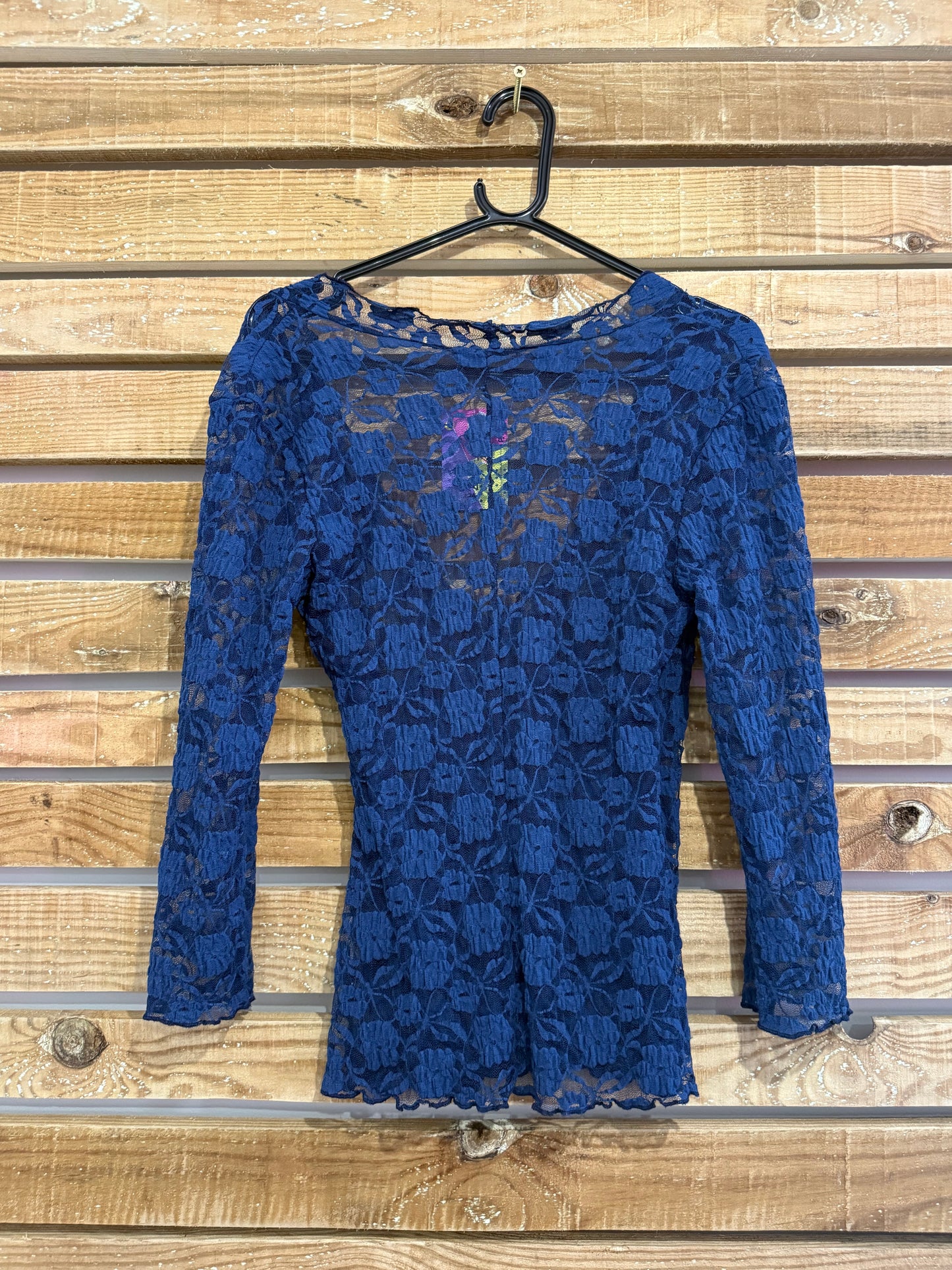 Vintage Y2K Karen Cole lace top. Size UK8-12