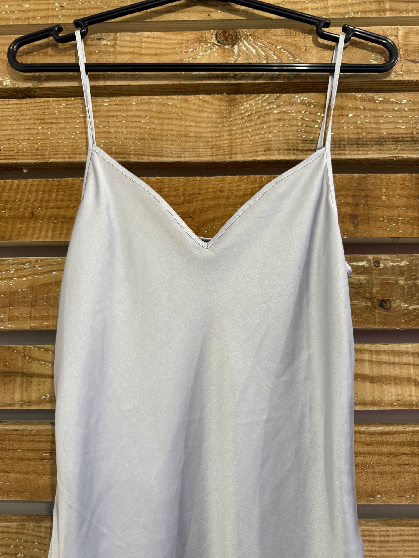 All saints silver maxi slip dress. Size Small. Summer/ wedding/party
