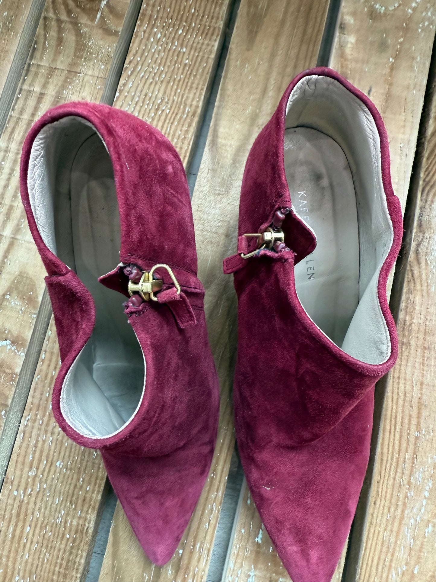 Karen Millen heeled ankle shoe boots. Size EU39, UK6.