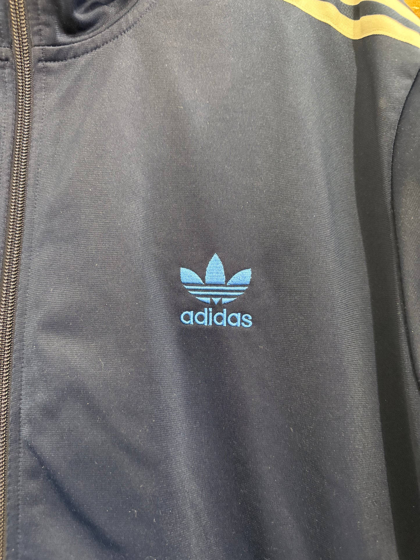 Vintage 90s Adidas track zip up sports jacket. Size XL. Festival.