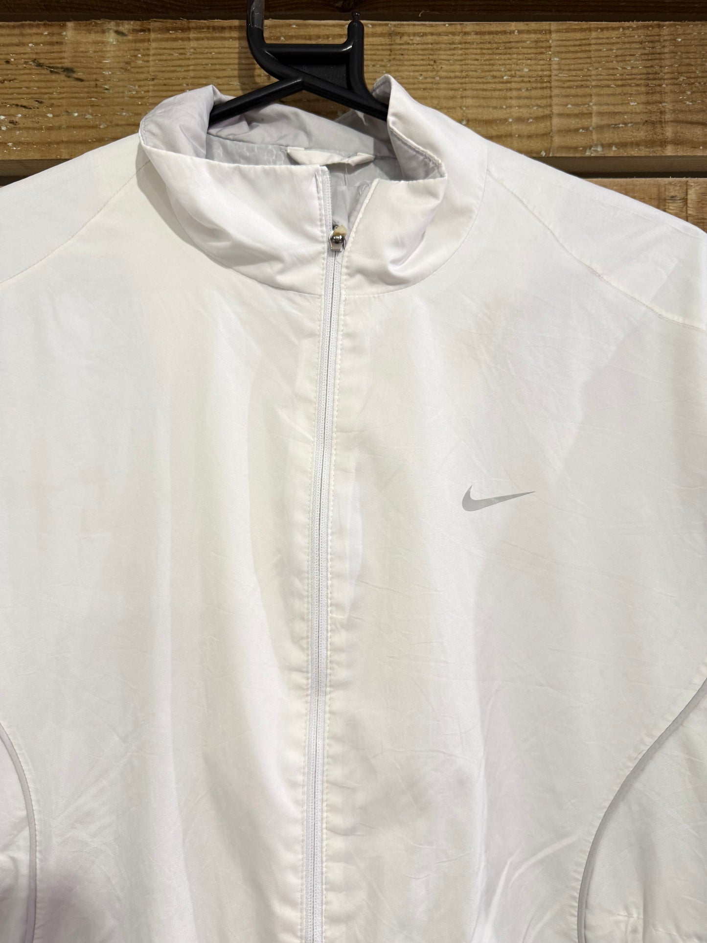 Vintage Y2K Nike zip up windbreaker/ shell track jacket. Size Medium. Festival.