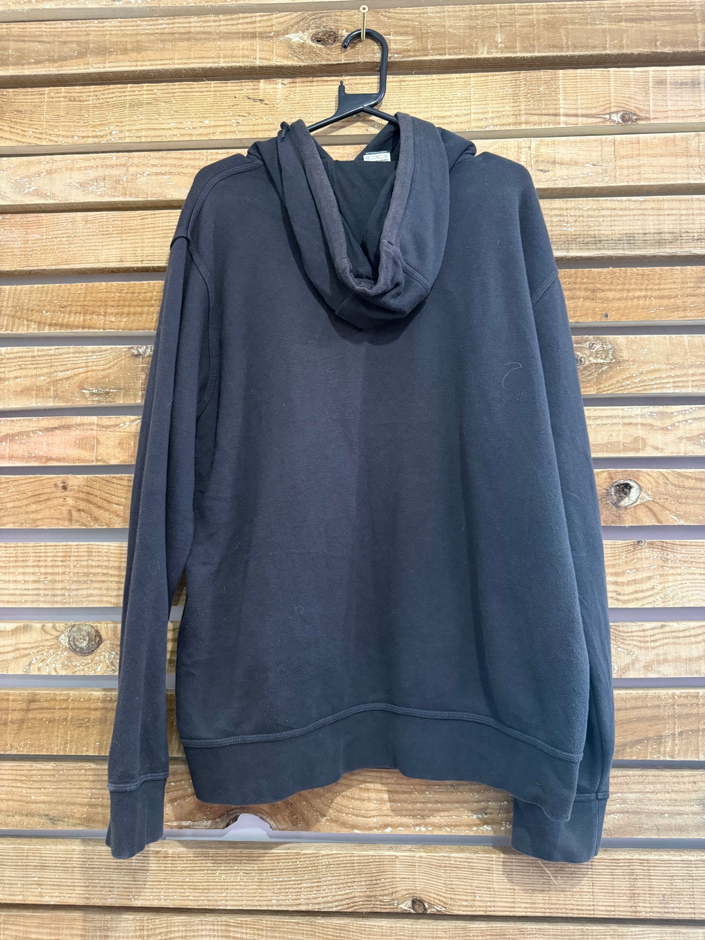 Vintage Y2K Nike R Football hoodie/ hooded sweater. USA/ American. Black. Size XL.
