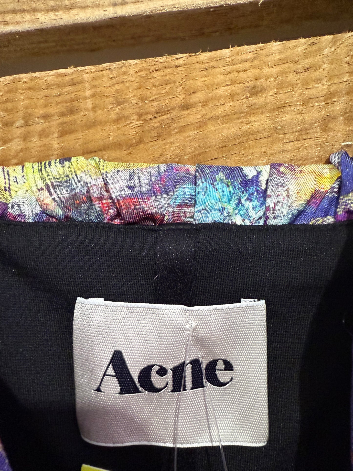 Acne silk one shoulder mini dress. Size UK6-8. Wedding/Party/evening