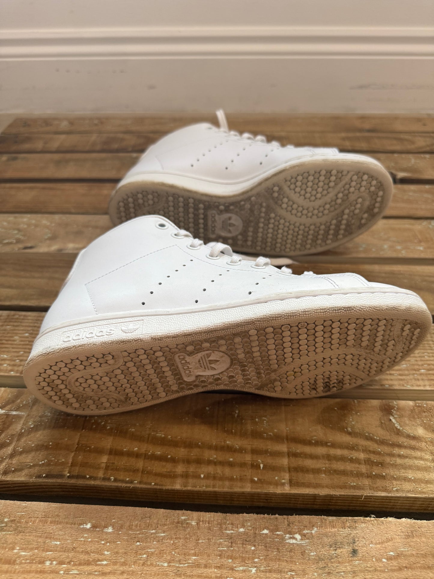 Adidas Stan Smiths high top trainers/ sneakers. Size 38.5 (UK5.5)
