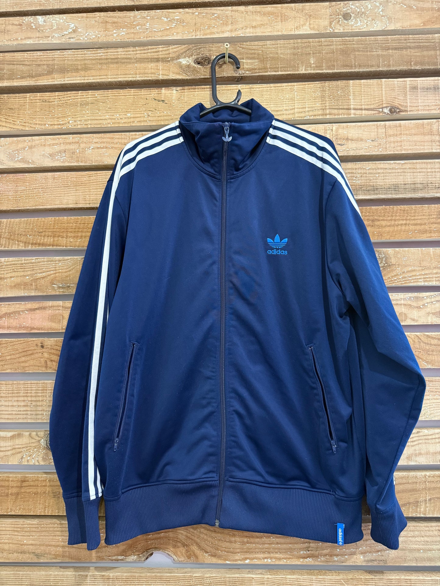 Vintage 90s Adidas track zip up sports jacket. Size XL. Festival.