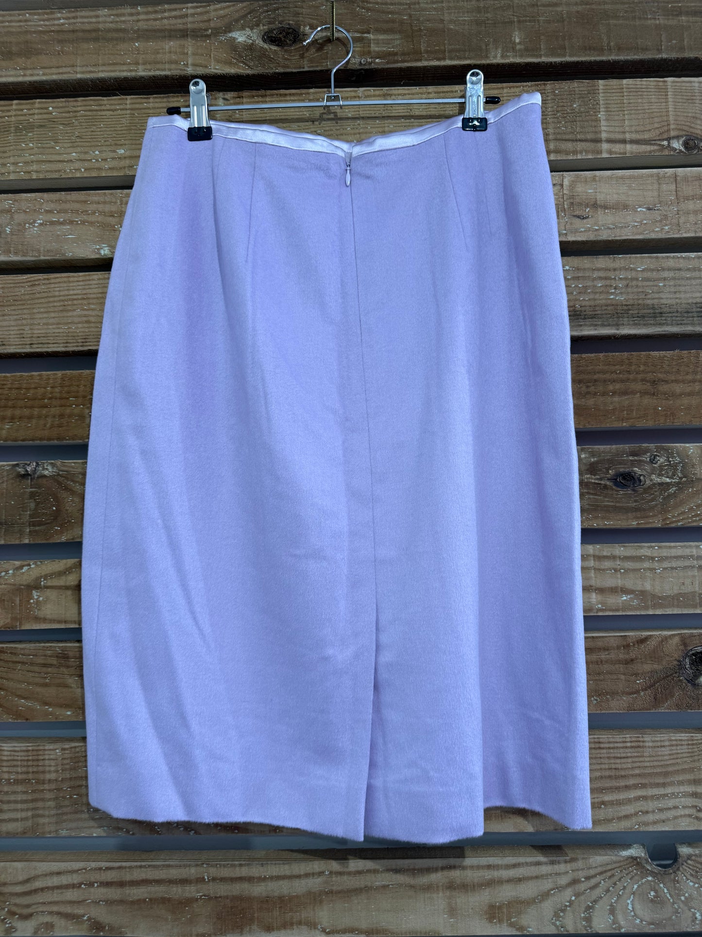 Vintage 80s Escada lilac skirt. Summer. Waist 31” size 10-12.