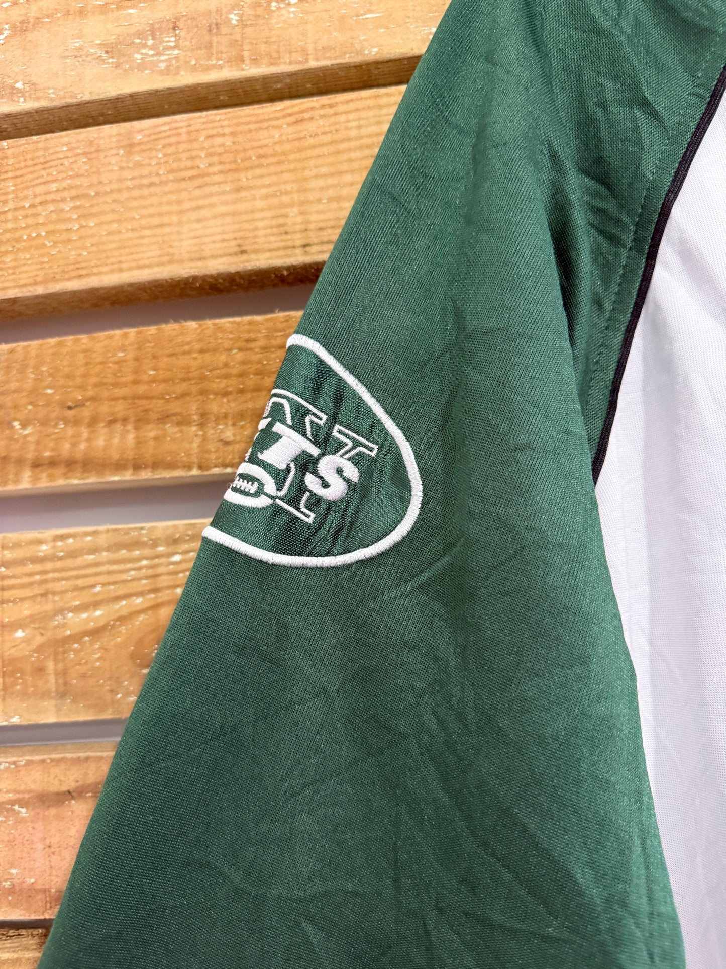 Vintage Y2K The Jets NFL track sports jacket. Size XL. Festival.