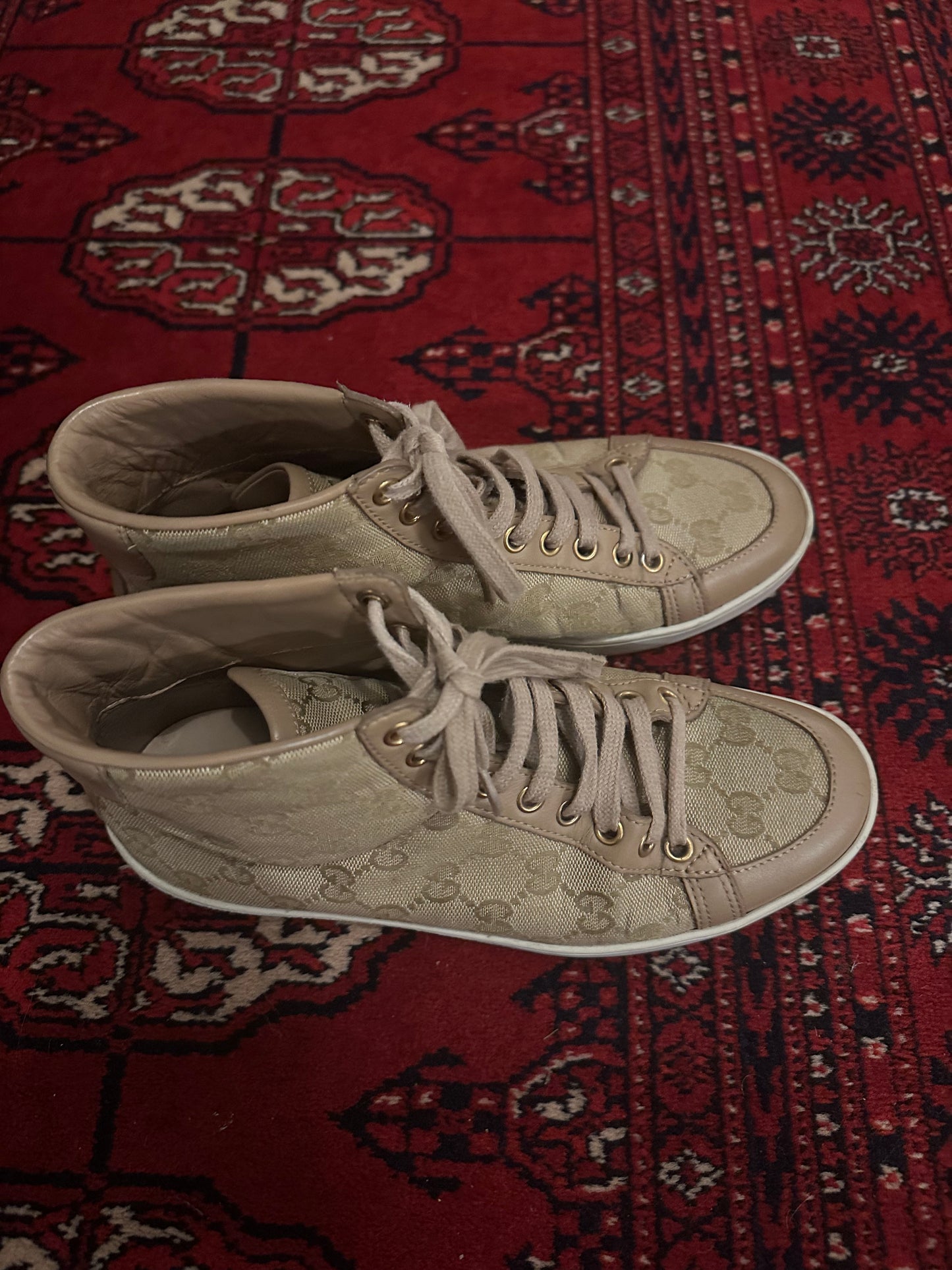 Vintage Y2K Gucci original monogram GG trainers/ sneakers. Size 37 (UK4)