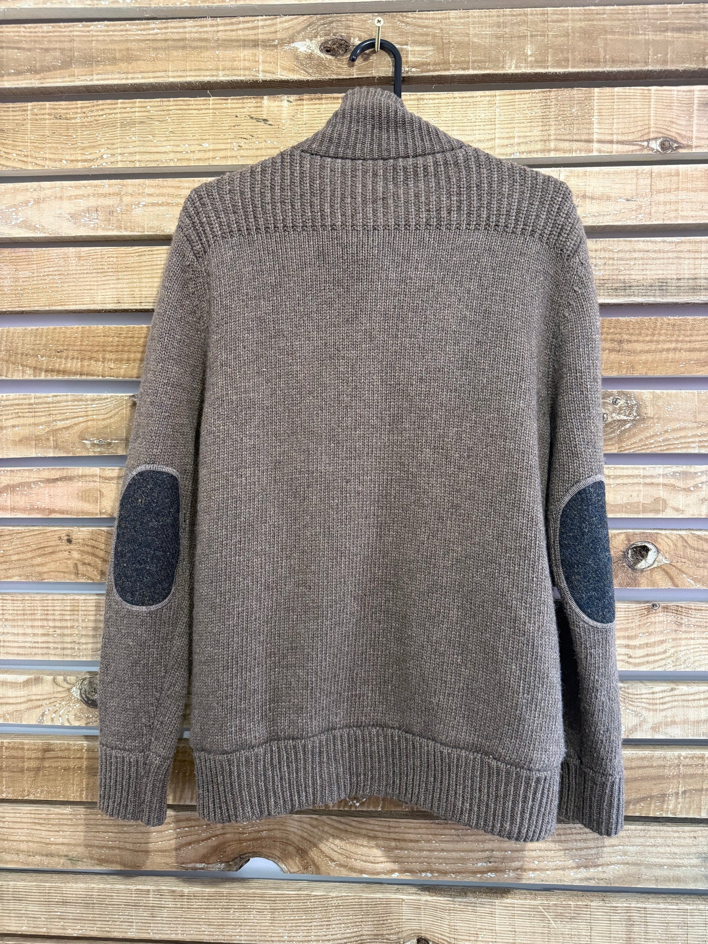 William Hunt - Savile Row Harris Tweed lined cardigan/sweater/ jacket. Size Large.