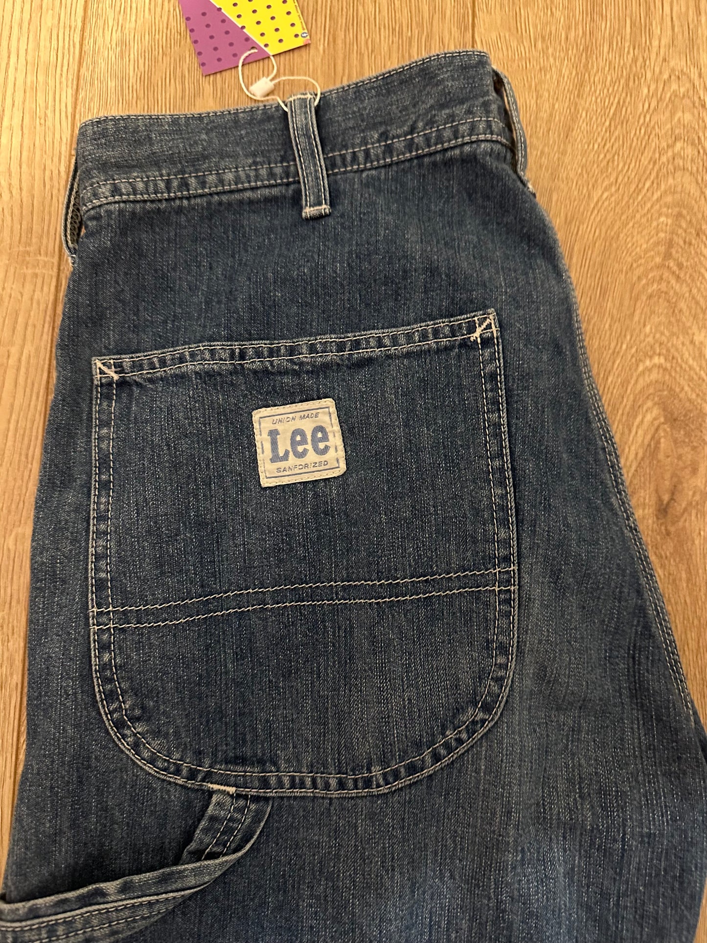 Vintage 90s Lee carpenter style jeans. Grunge/ skater. 32” waist, 28” leg