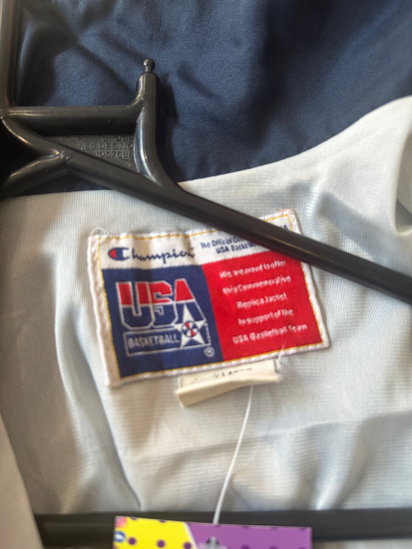 Vintage RARE 1996 Dream Team II Olympic USA Basketball Champion jacket. Size XL. Festival.